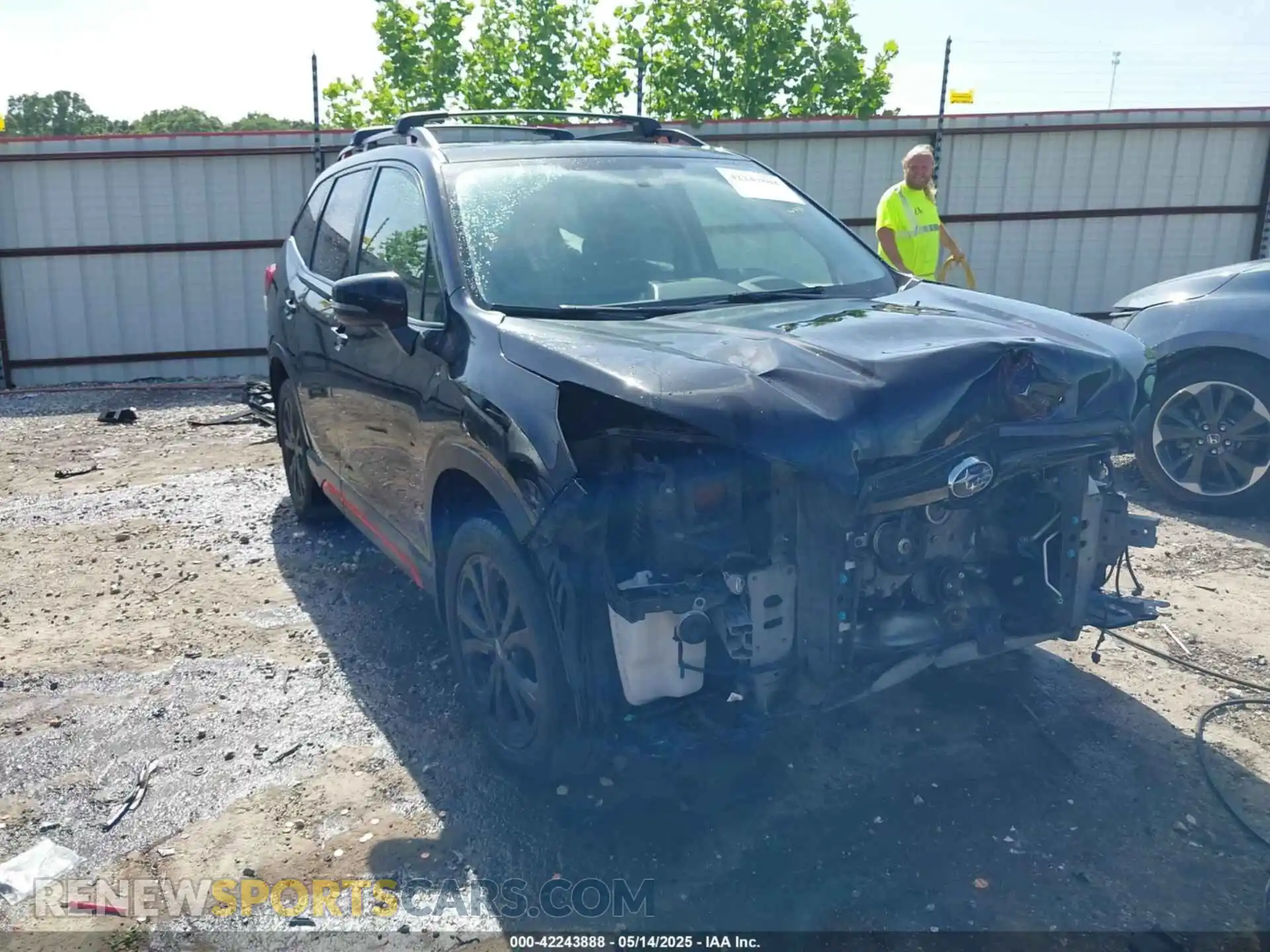 1 Photograph of a damaged car JF2SKARC6MH518032 SUBARU FORESTER 2021