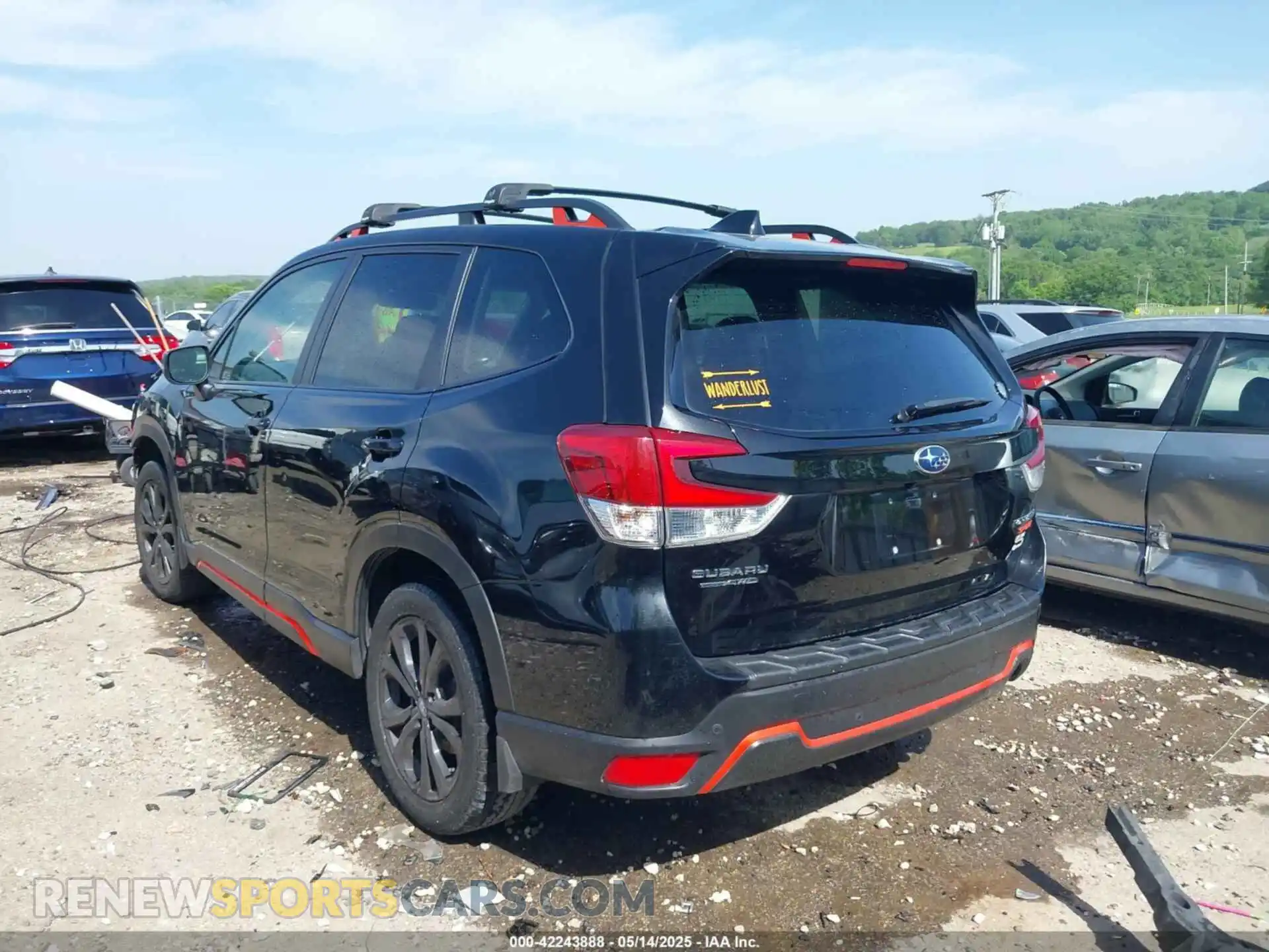 3 Photograph of a damaged car JF2SKARC6MH518032 SUBARU FORESTER 2021