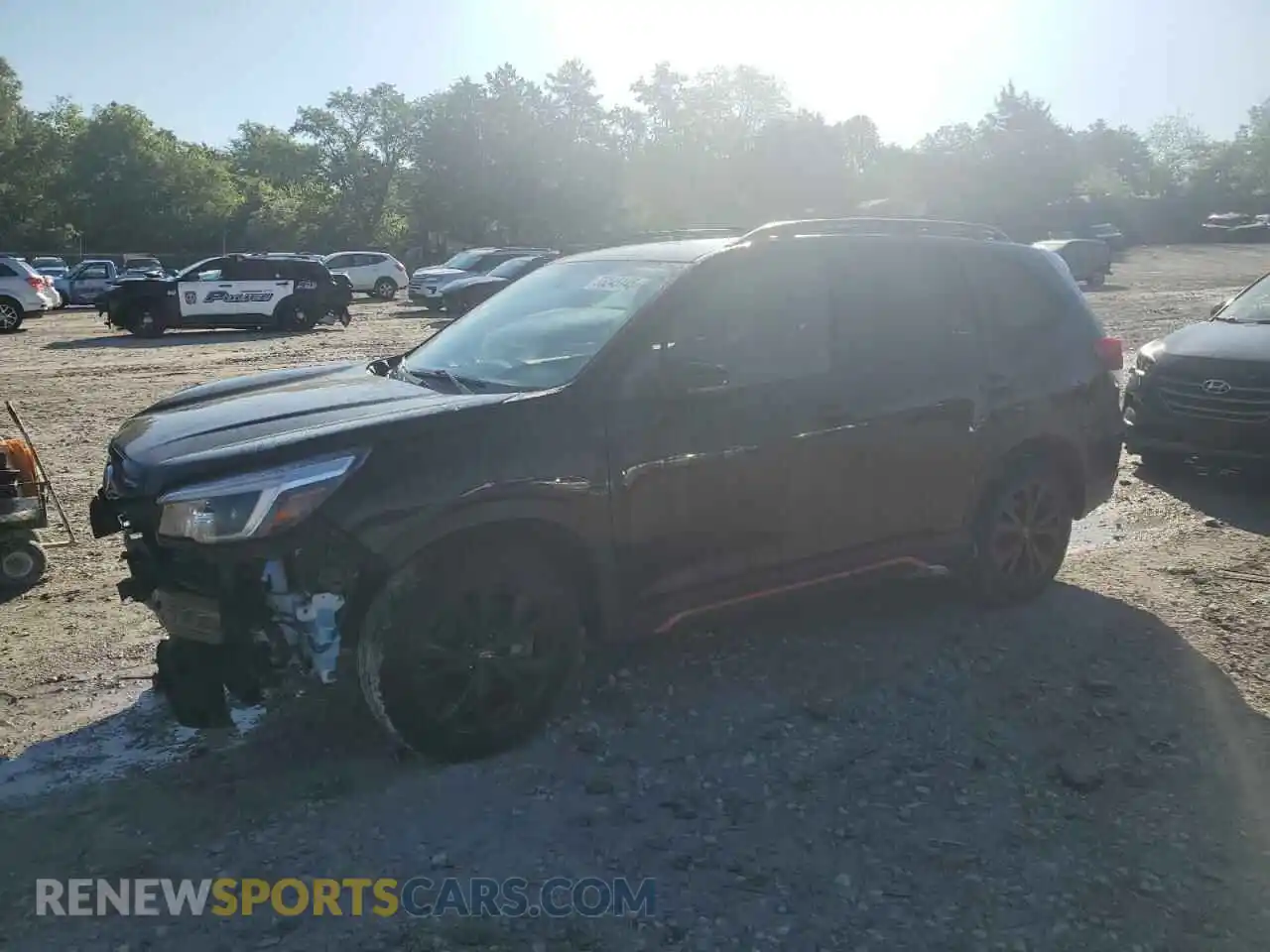 1 Photograph of a damaged car JF2SKARC6MH551287 SUBARU FORESTER 2021