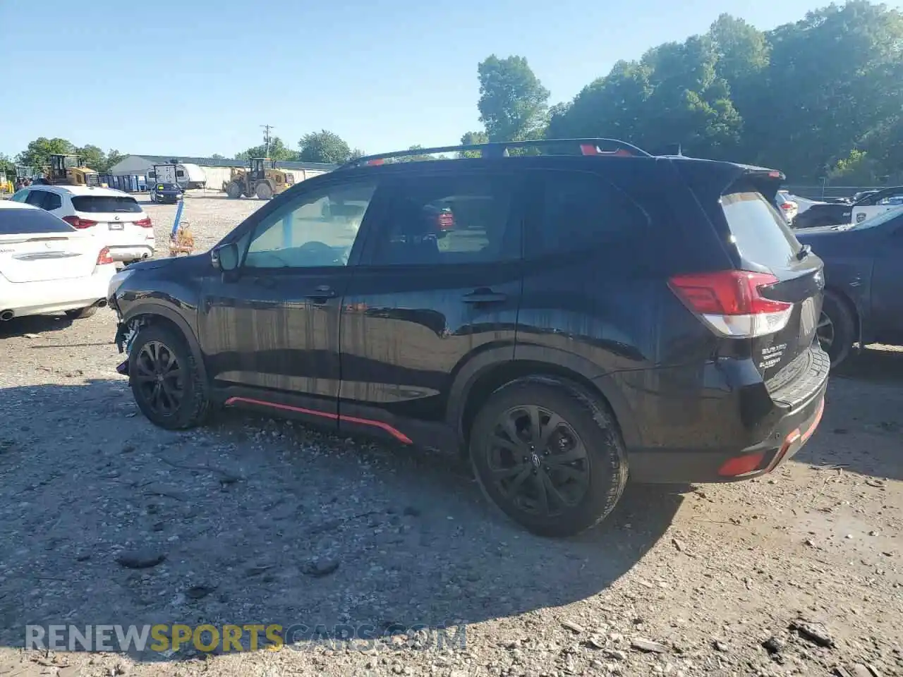 2 Photograph of a damaged car JF2SKARC6MH551287 SUBARU FORESTER 2021