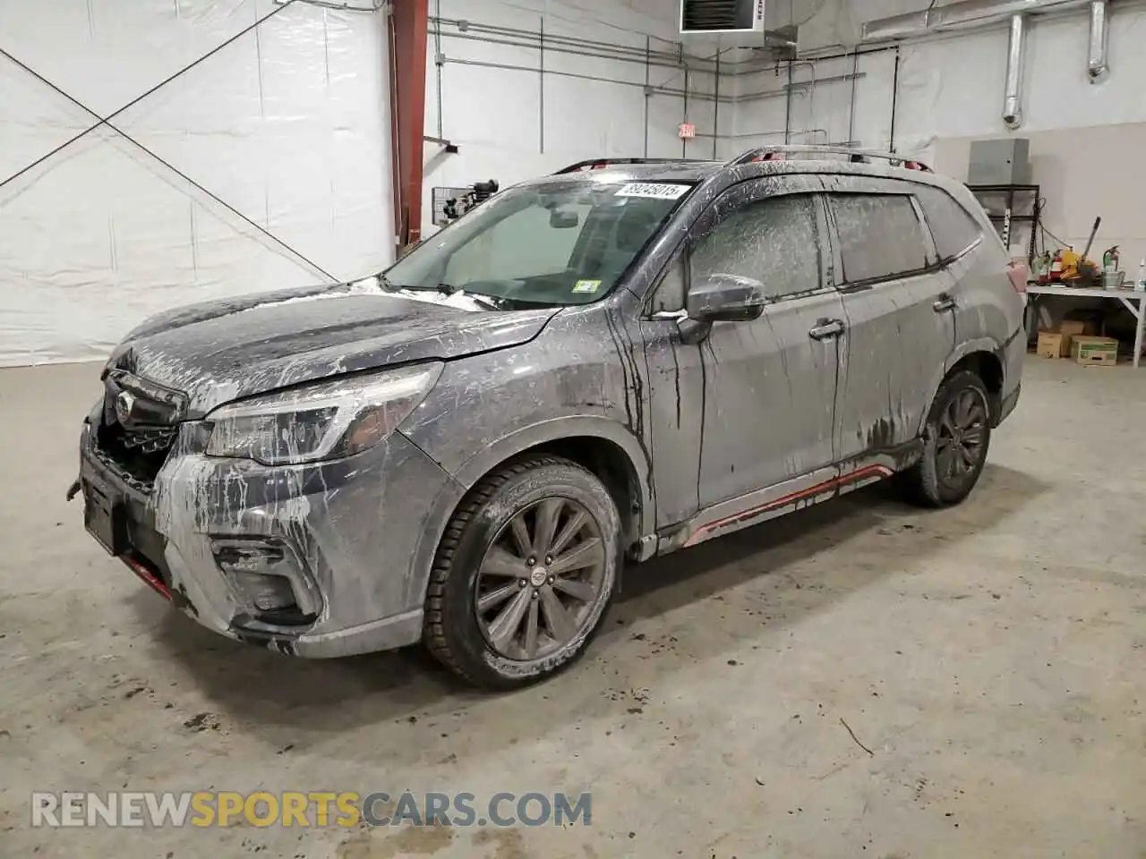 1 Photograph of a damaged car JF2SKARC6MH574133 SUBARU FORESTER 2021