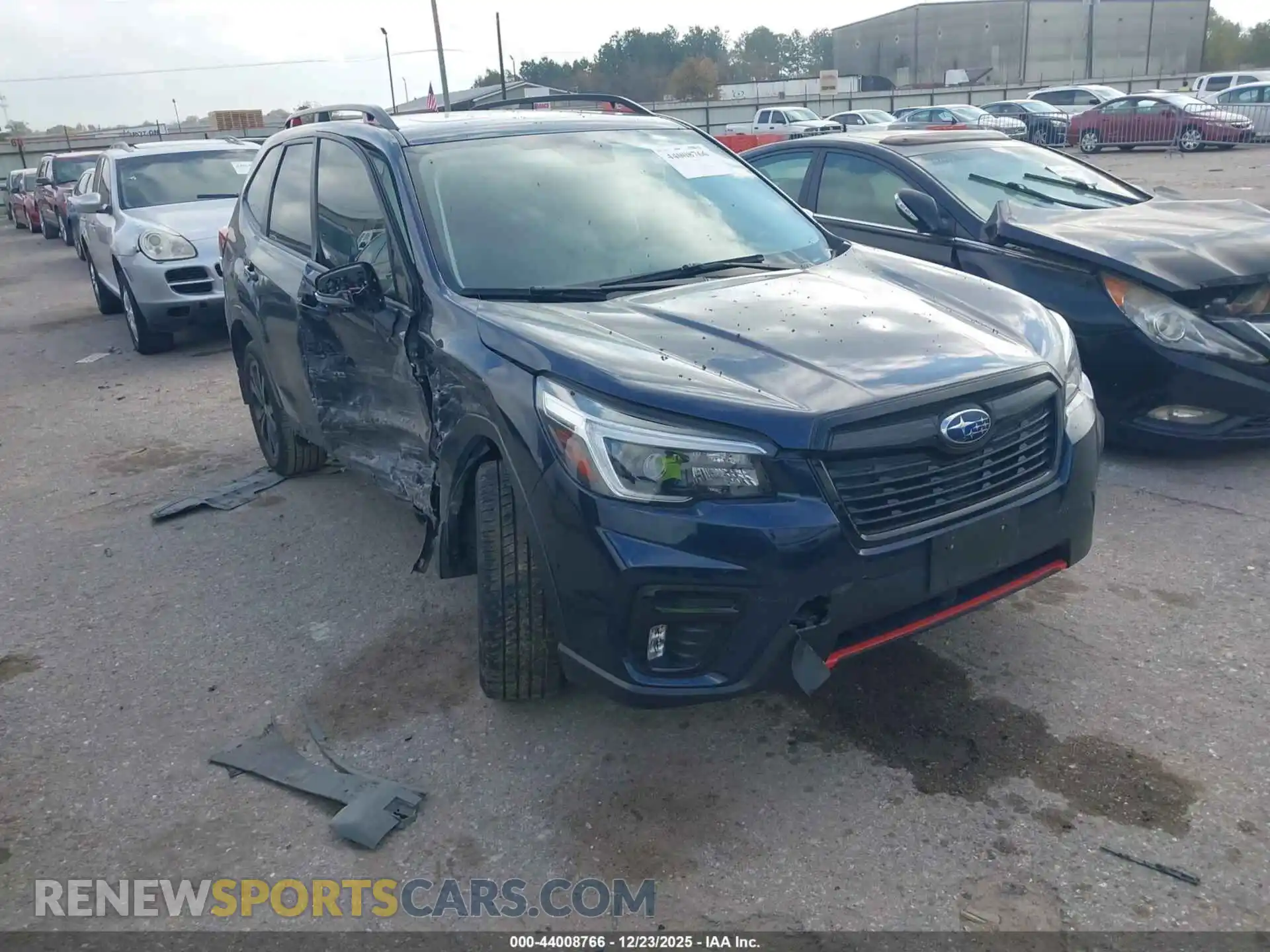 1 Photograph of a damaged car JF2SKARC6MH577615 SUBARU FORESTER 2021