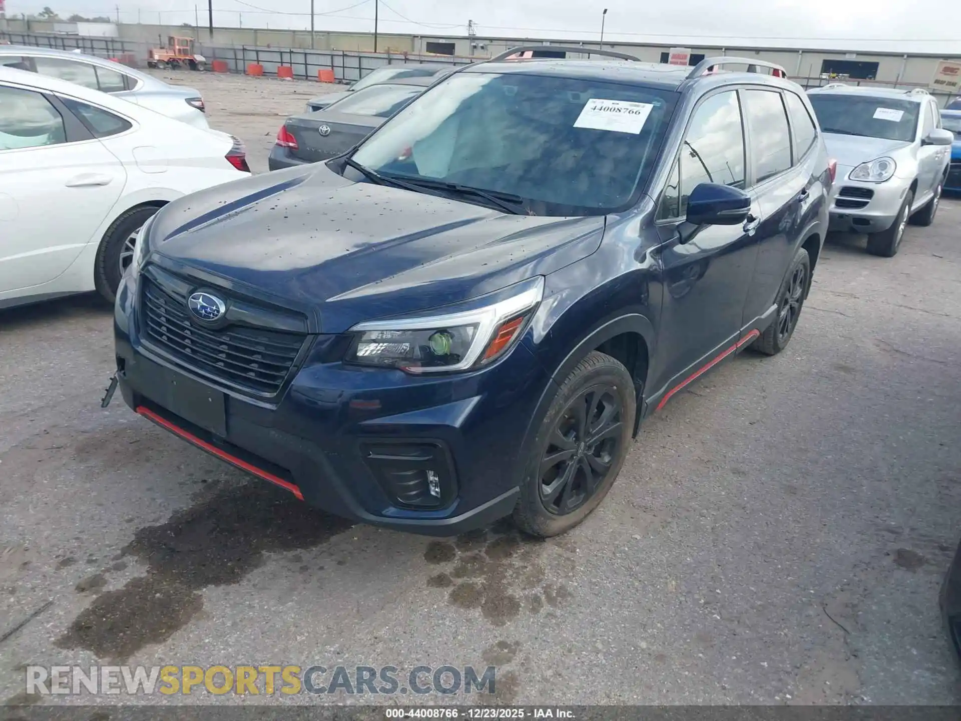 2 Photograph of a damaged car JF2SKARC6MH577615 SUBARU FORESTER 2021