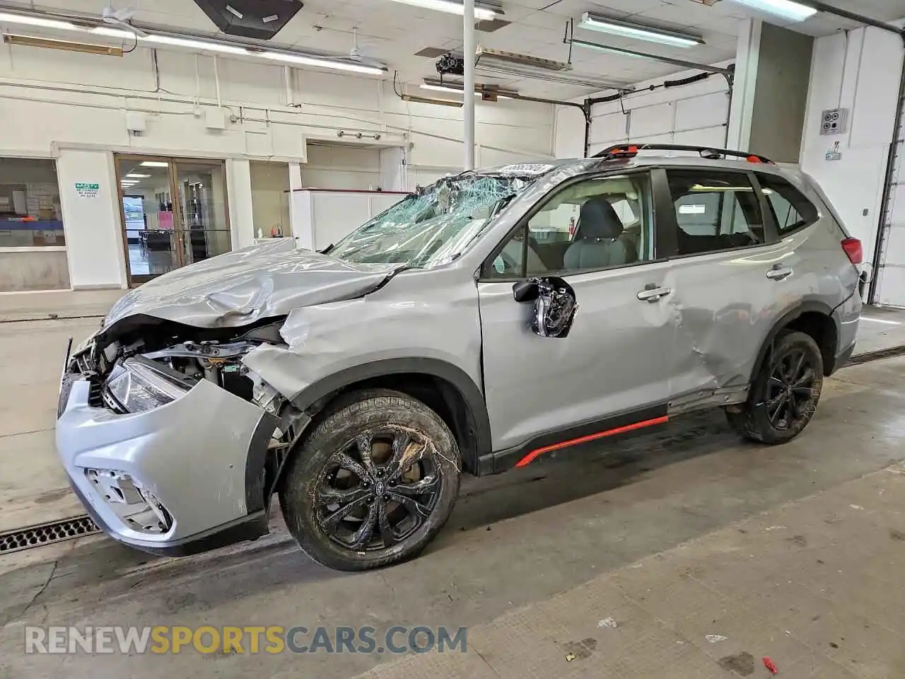 1 Photograph of a damaged car JF2SKARC7MH417386 SUBARU FORESTER 2021