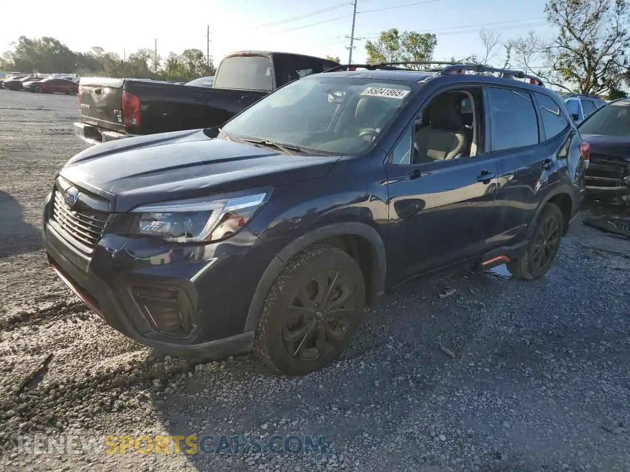 1 Photograph of a damaged car JF2SKARC7MH452350 SUBARU FORESTER 2021