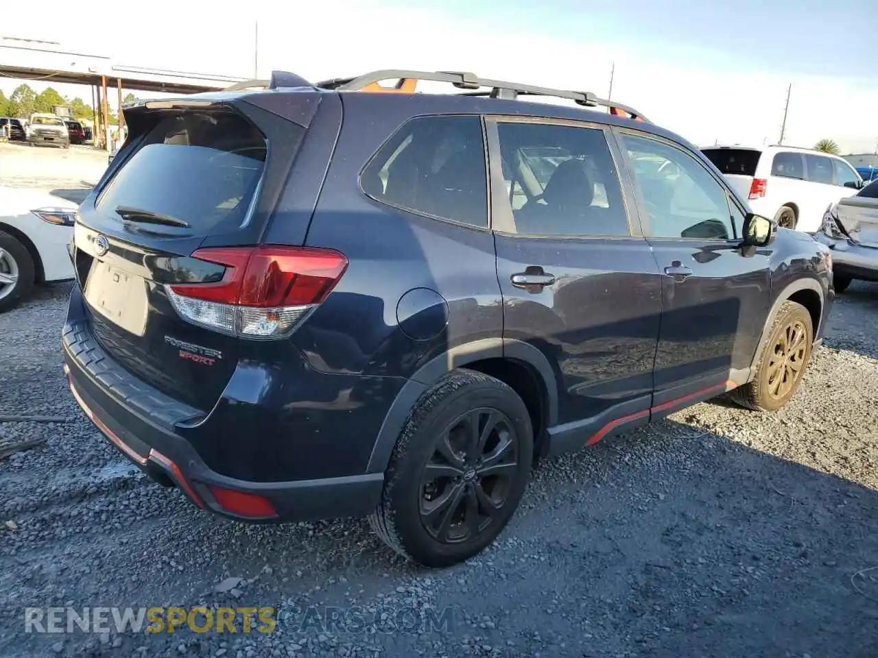 3 Photograph of a damaged car JF2SKARC7MH452350 SUBARU FORESTER 2021