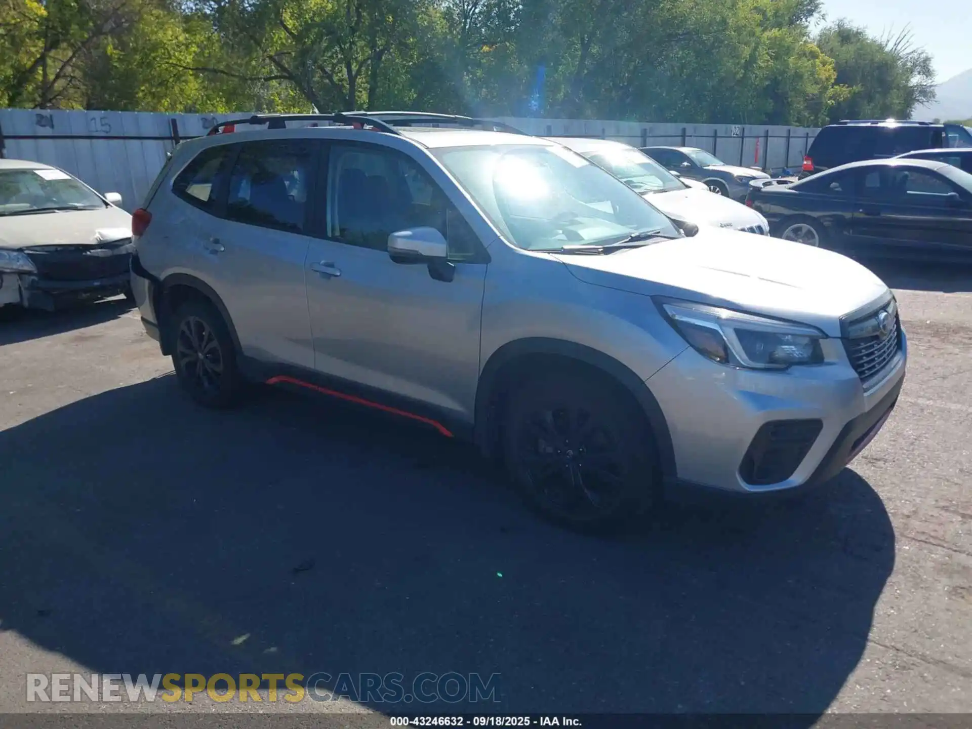 1 Photograph of a damaged car JF2SKARC7MH471545 SUBARU FORESTER 2021