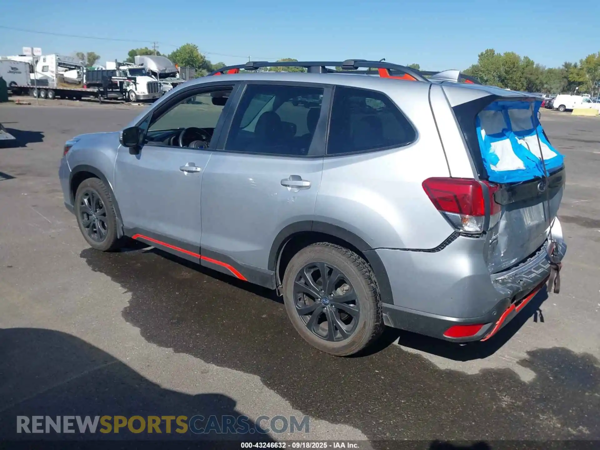 3 Photograph of a damaged car JF2SKARC7MH471545 SUBARU FORESTER 2021