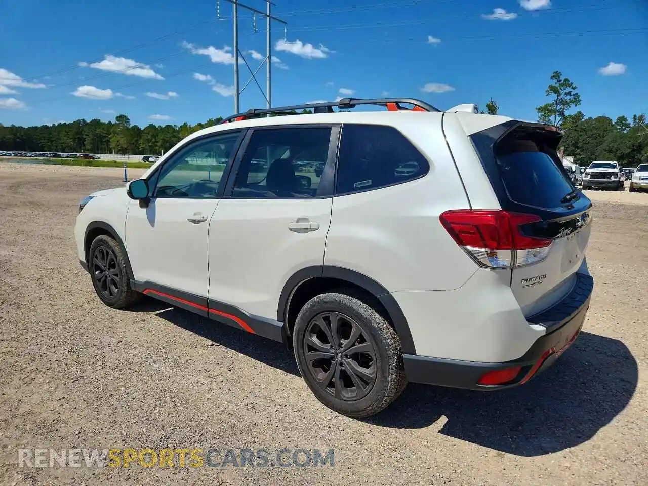 2 fotografías del automóvil dañado JF2SKARC7MH483842 SUBARU FORESTER 2021