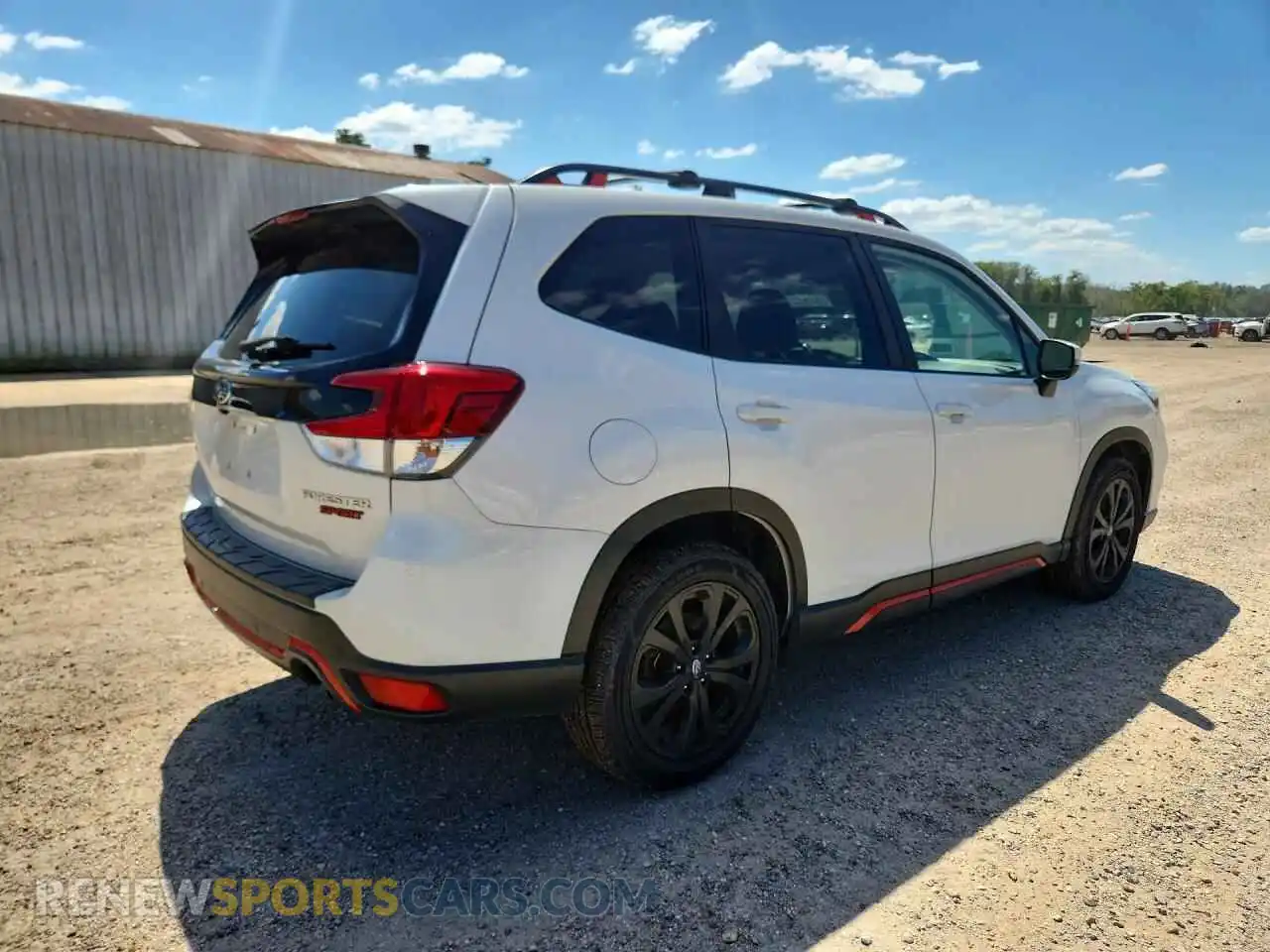3 fotografías del automóvil dañado JF2SKARC7MH483842 SUBARU FORESTER 2021