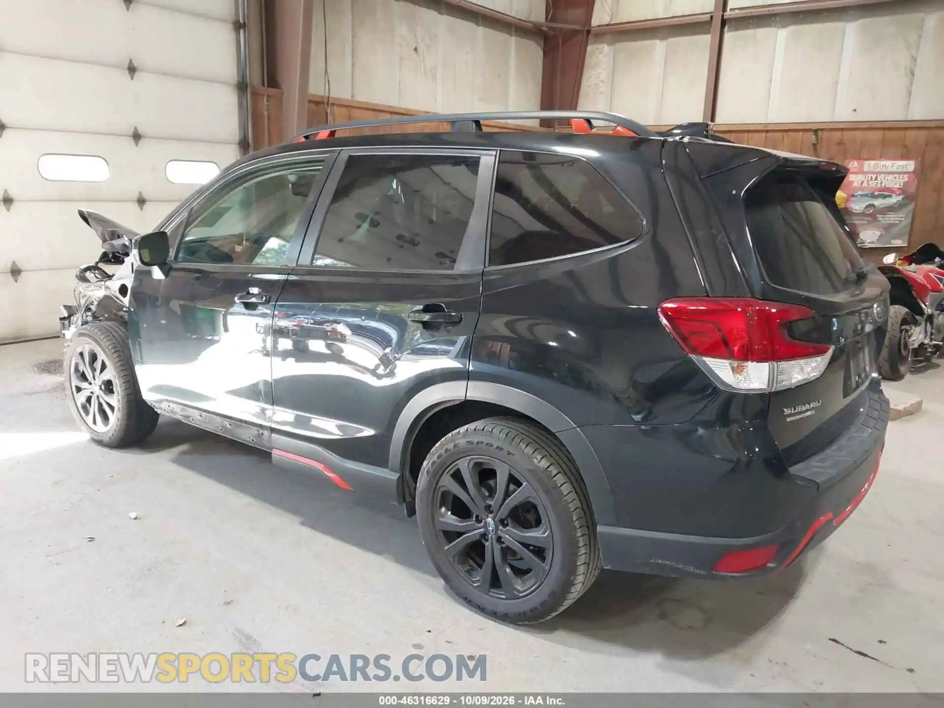 3 fotografías del automóvil dañado JF2SKARC7MH498776 SUBARU FORESTER 2021