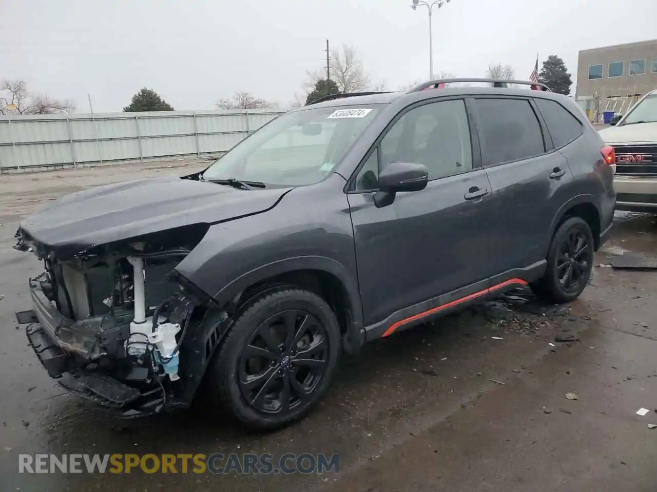 1 Photograph of a damaged car JF2SKARC7MH553744 SUBARU FORESTER 2021