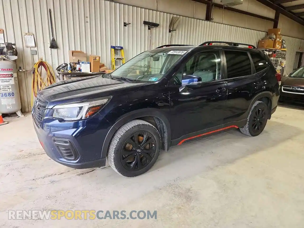 1 Фотография поврежденного автомобиля JF2SKARC7MH557101 SUBARU FORESTER 2021
