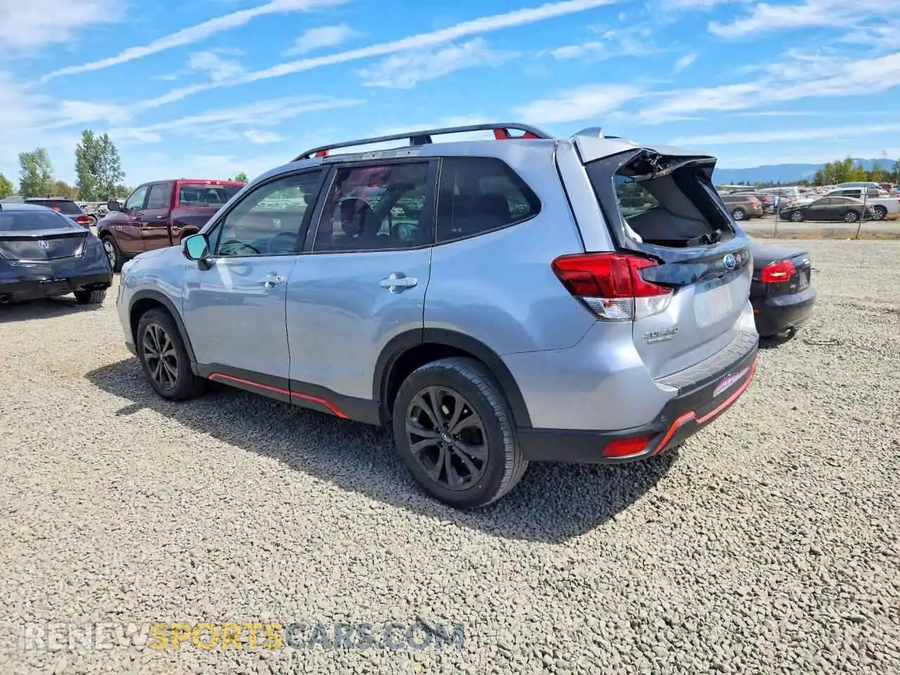 2 Photograph of a damaged car JF2SKARC8MH435962 SUBARU FORESTER 2021