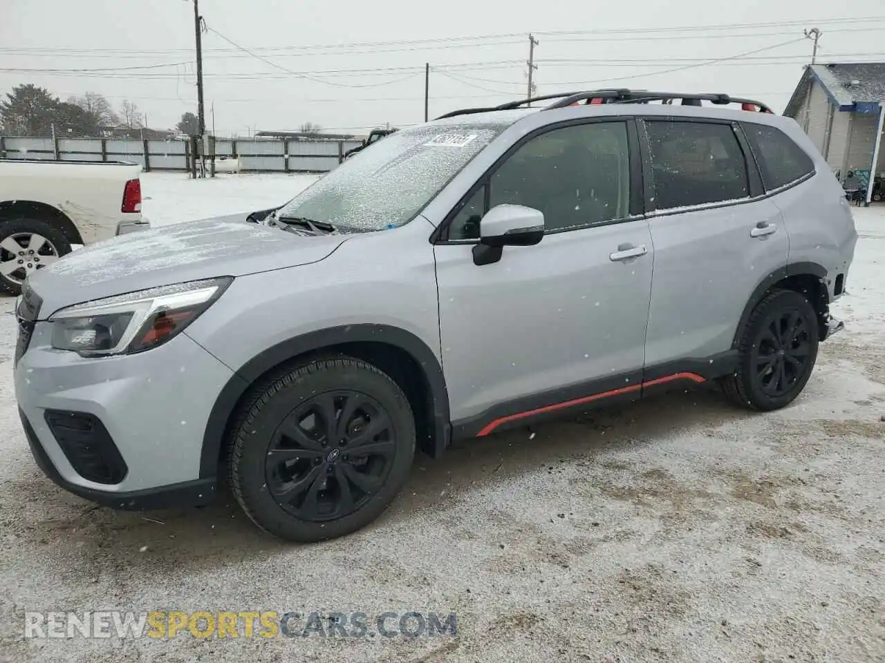 1 Photograph of a damaged car JF2SKARC8MH444189 SUBARU FORESTER 2021