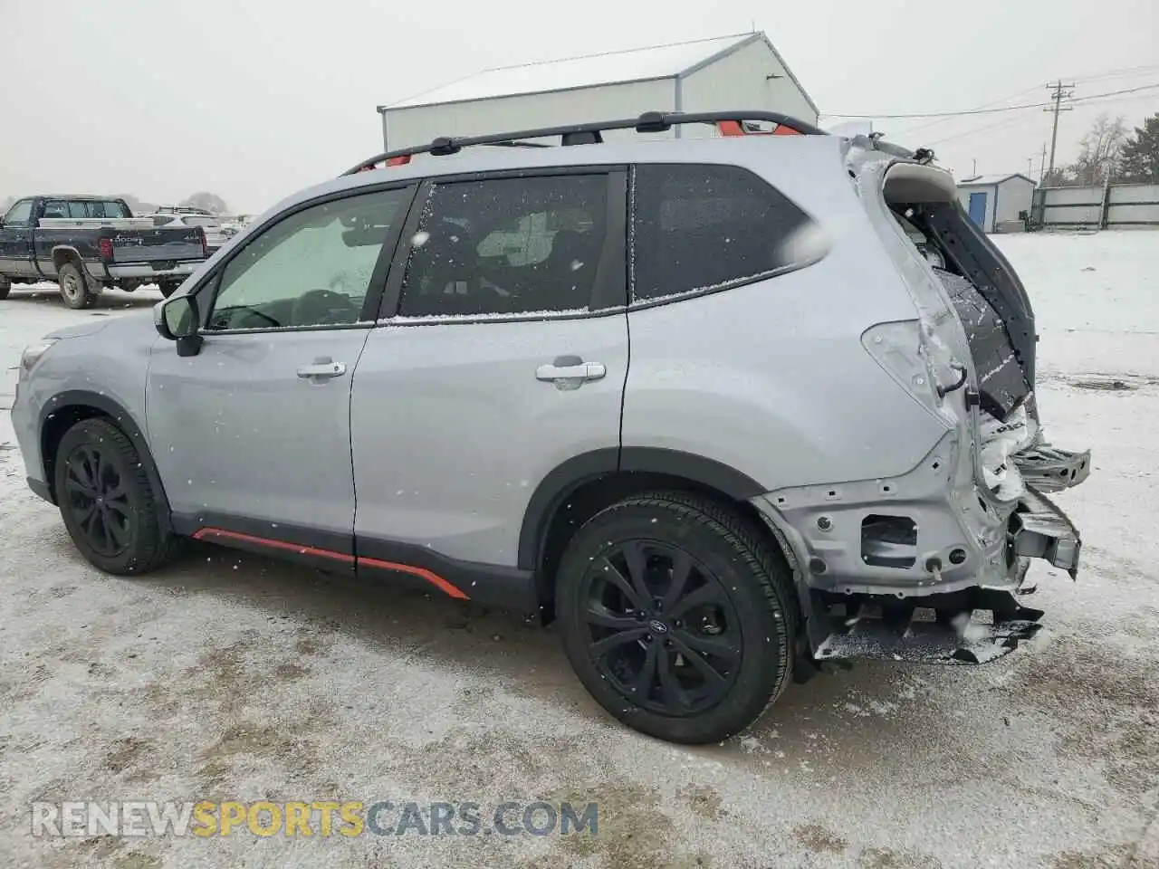 2 Photograph of a damaged car JF2SKARC8MH444189 SUBARU FORESTER 2021