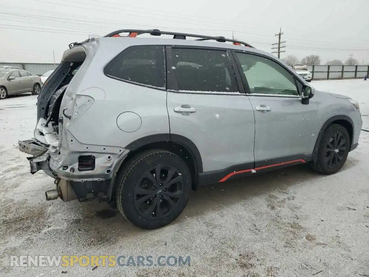 3 Photograph of a damaged car JF2SKARC8MH444189 SUBARU FORESTER 2021