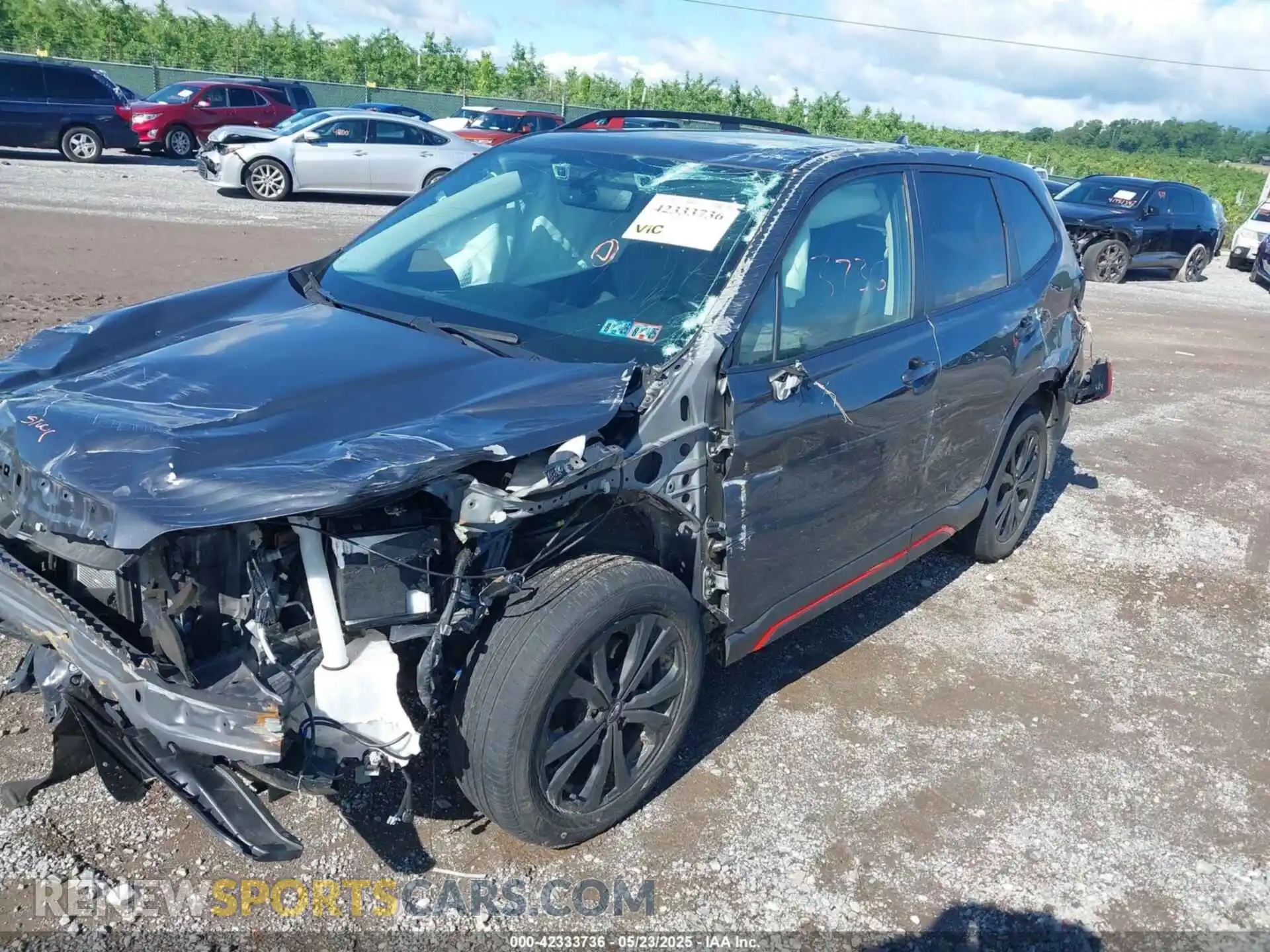 2 Photograph of a damaged car JF2SKARC8MH583089 SUBARU FORESTER 2021