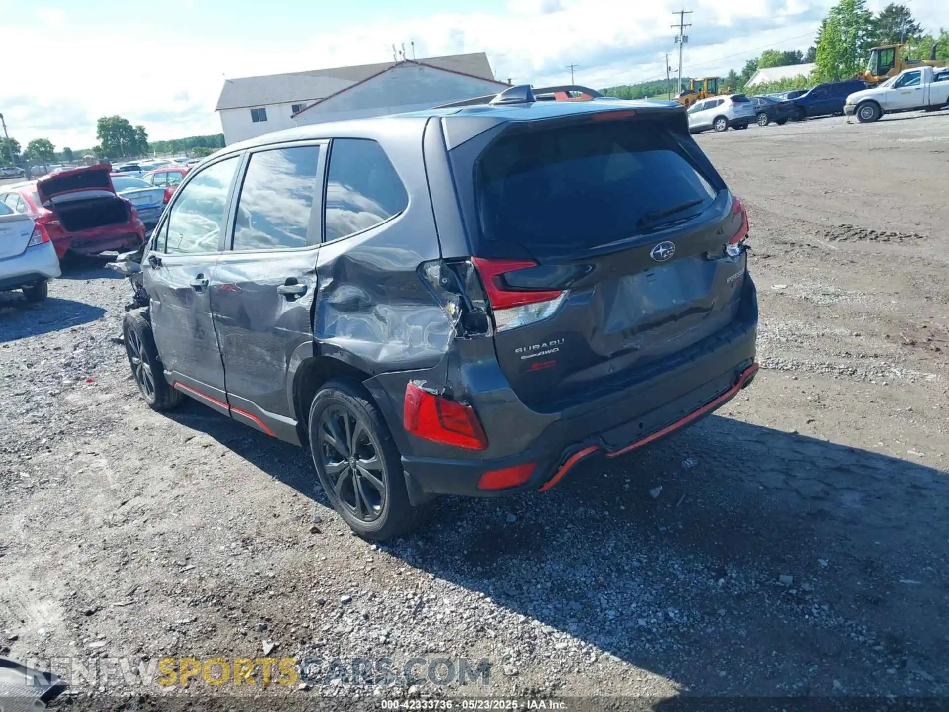 3 Photograph of a damaged car JF2SKARC8MH583089 SUBARU FORESTER 2021