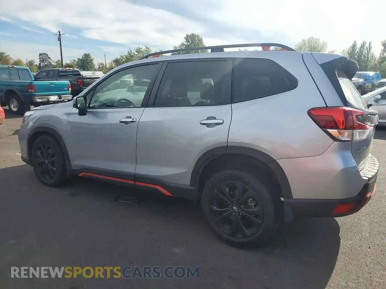 2 Фотография поврежденного автомобиля JF2SKARC8MH591046 SUBARU FORESTER 2021