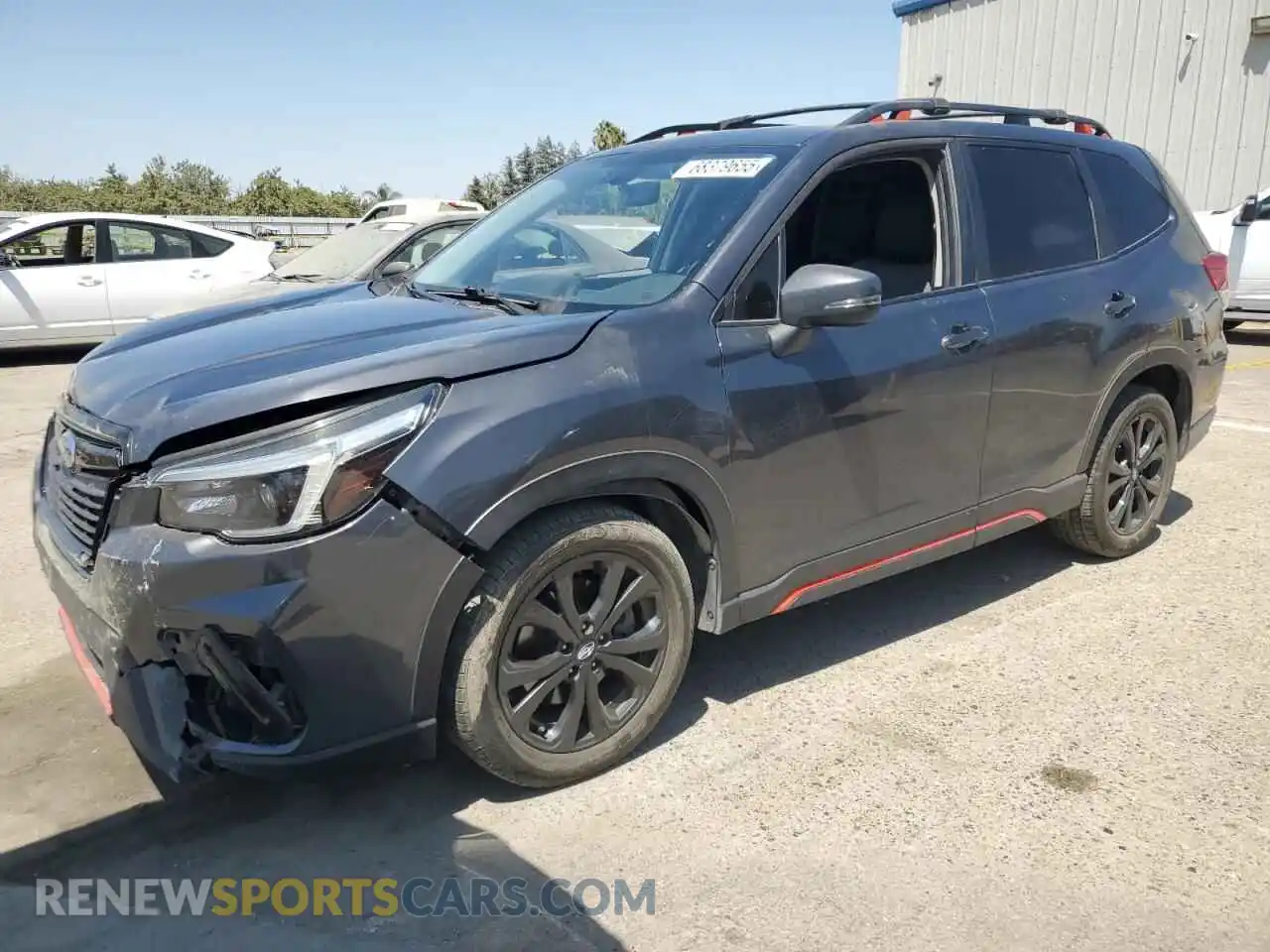 1 Photograph of a damaged car JF2SKARC9MH416806 SUBARU FORESTER 2021
