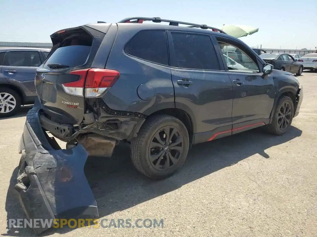 3 Photograph of a damaged car JF2SKARC9MH416806 SUBARU FORESTER 2021
