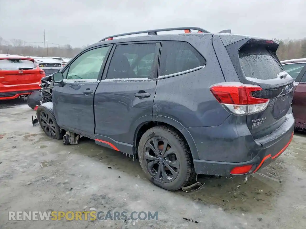 2 Photograph of a damaged car JF2SKARC9MH498536 SUBARU FORESTER 2021
