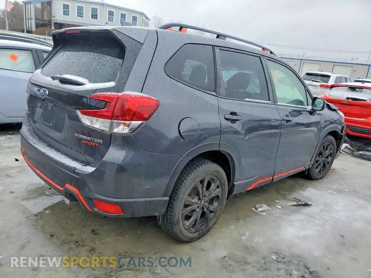 3 Photograph of a damaged car JF2SKARC9MH498536 SUBARU FORESTER 2021