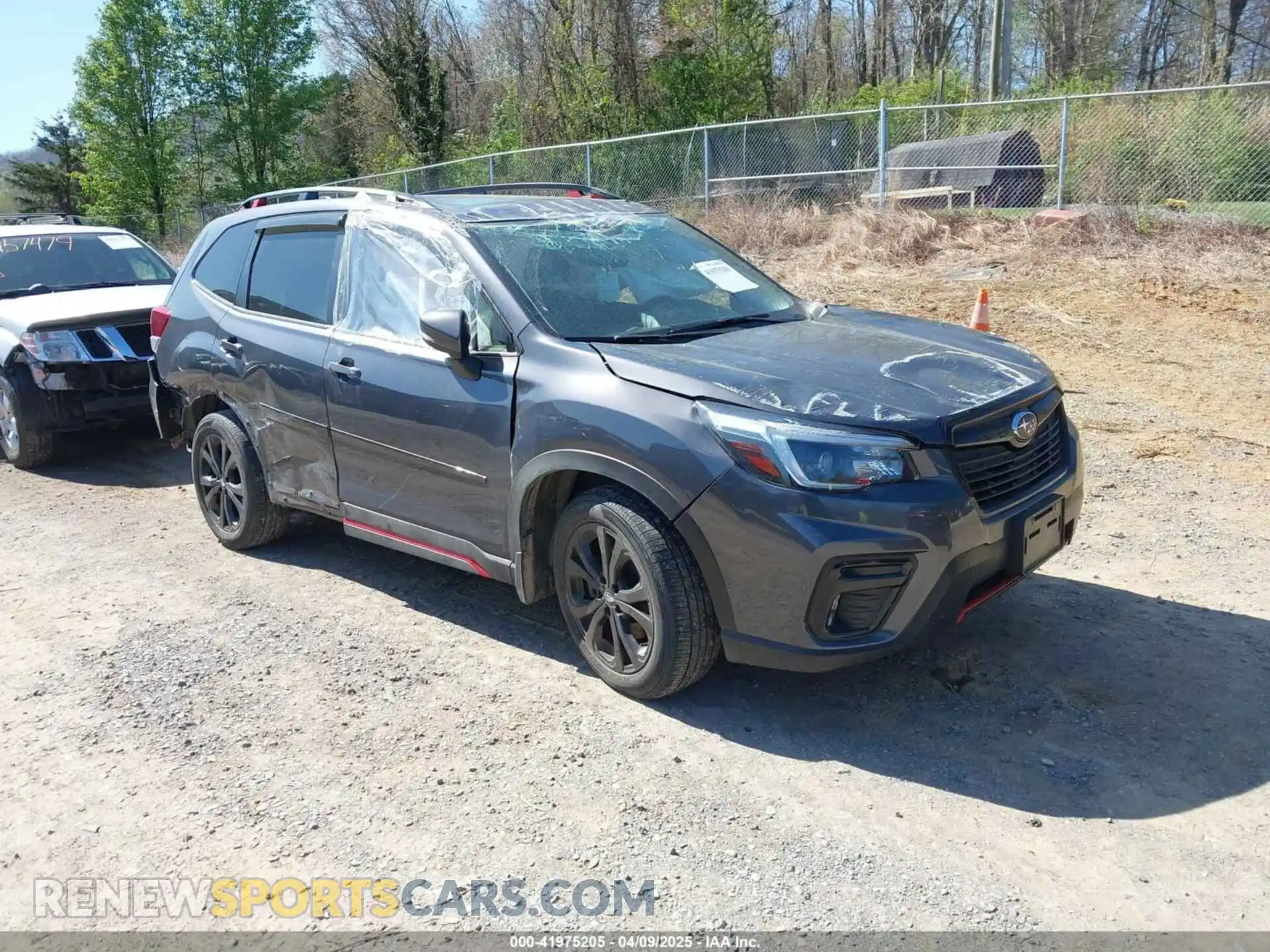 1 Photograph of a damaged car JF2SKARC9MH498648 SUBARU FORESTER 2021