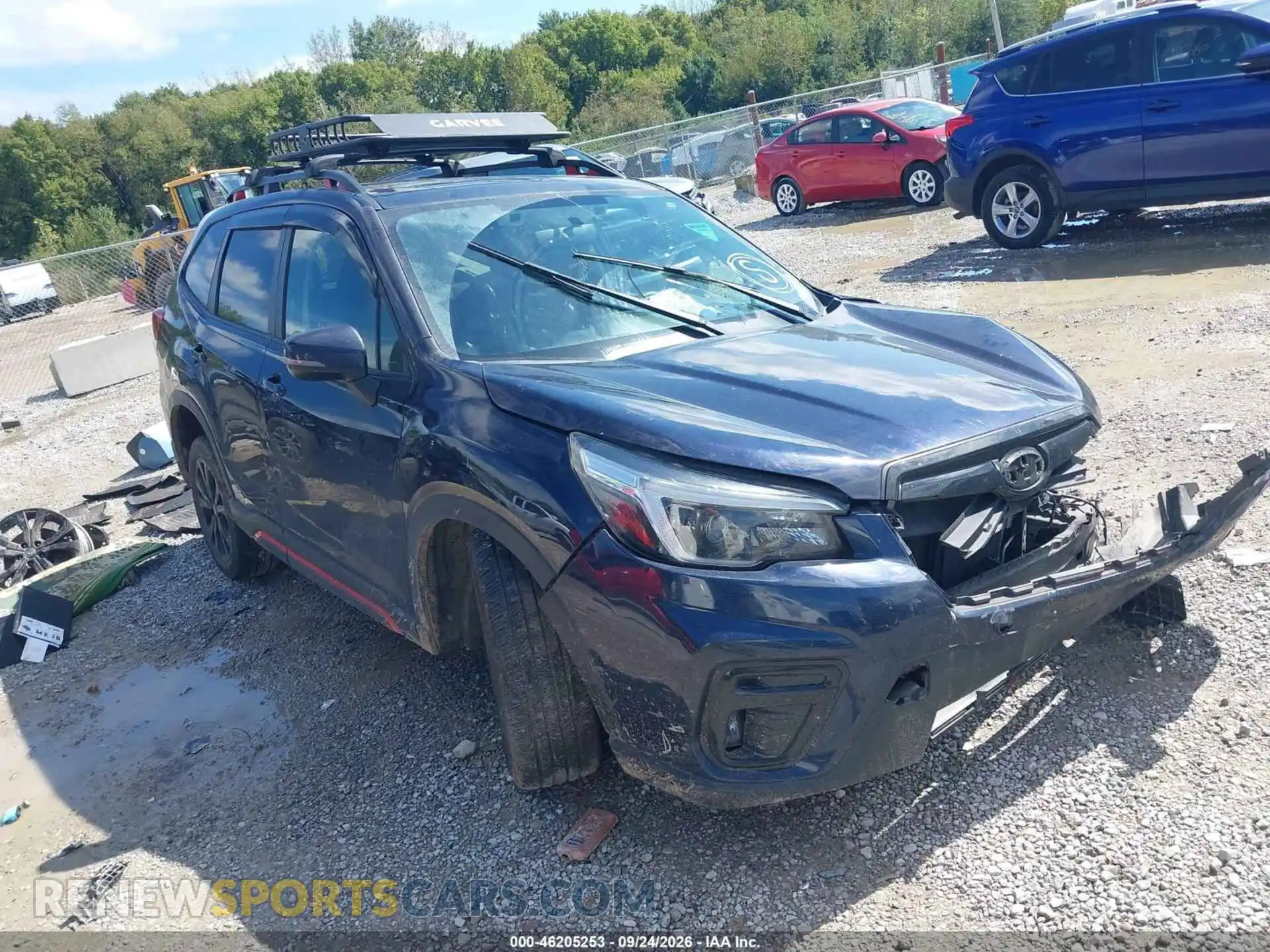 1 Photograph of a damaged car JF2SKARC9MH563174 SUBARU FORESTER 2021
