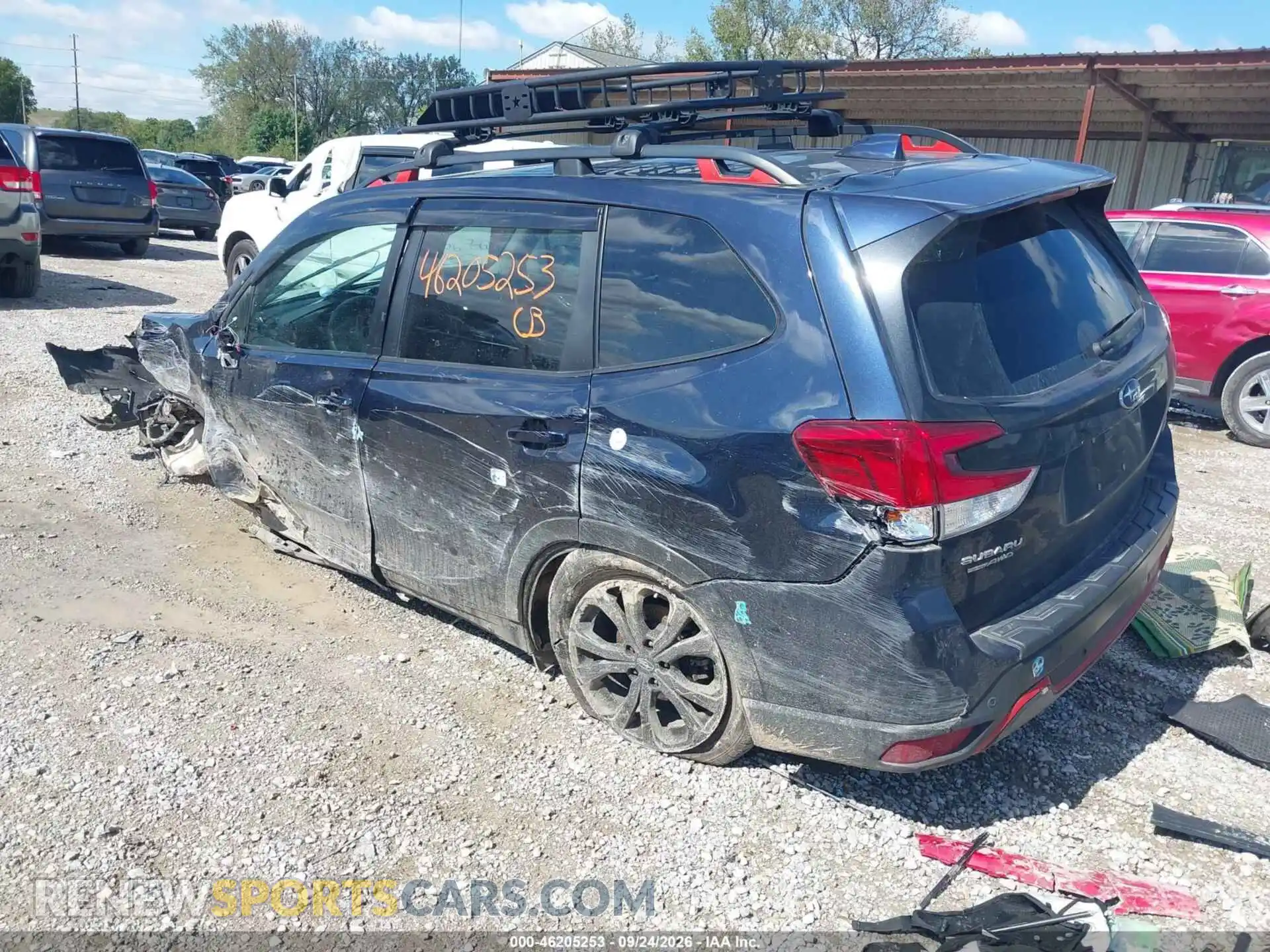 3 Photograph of a damaged car JF2SKARC9MH563174 SUBARU FORESTER 2021