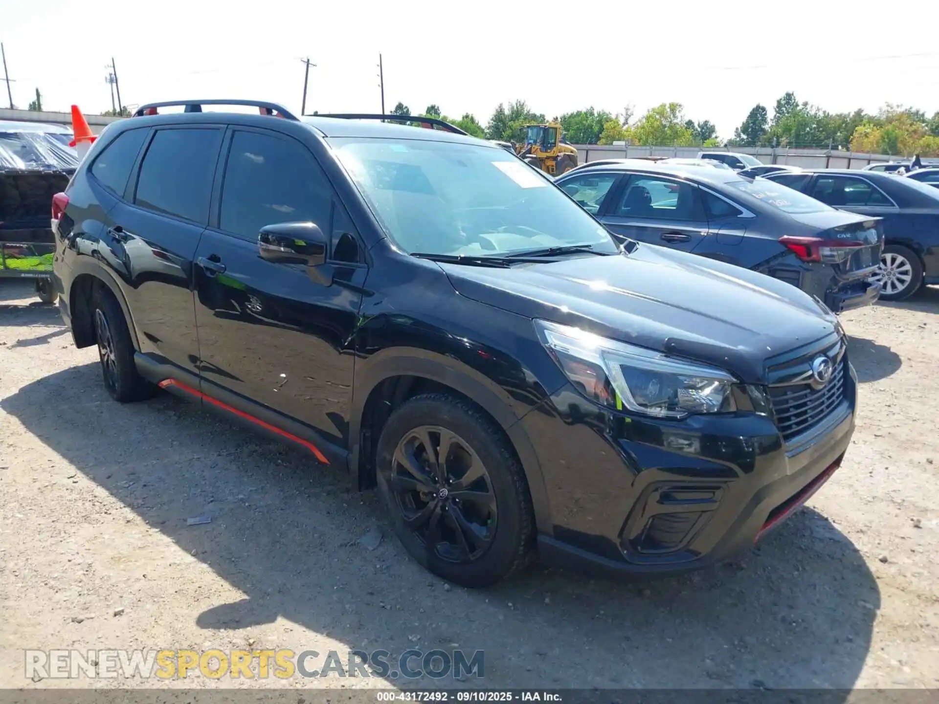 1 Photograph of a damaged car JF2SKARC9MH587278 SUBARU FORESTER 2021