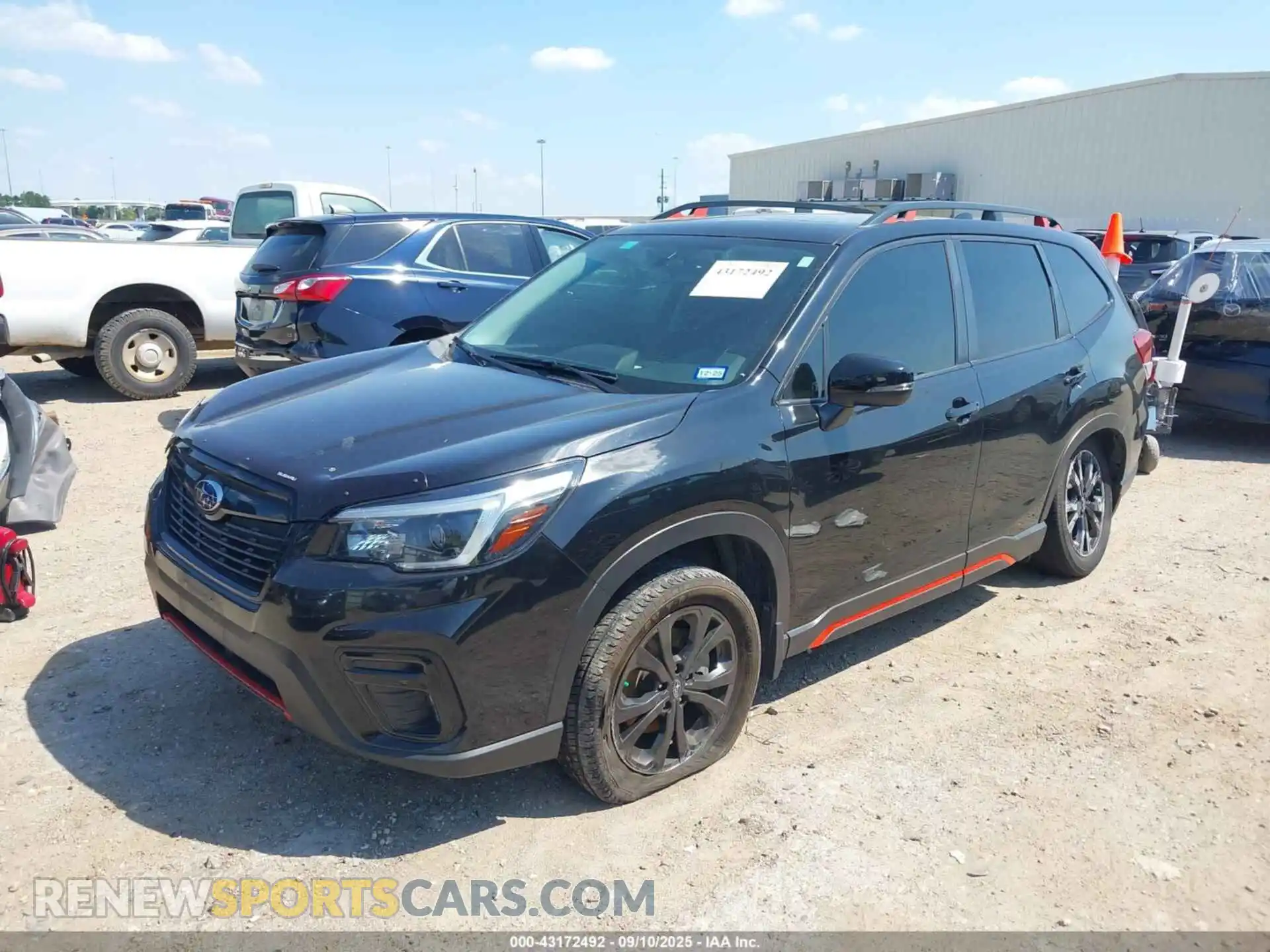 2 Photograph of a damaged car JF2SKARC9MH587278 SUBARU FORESTER 2021