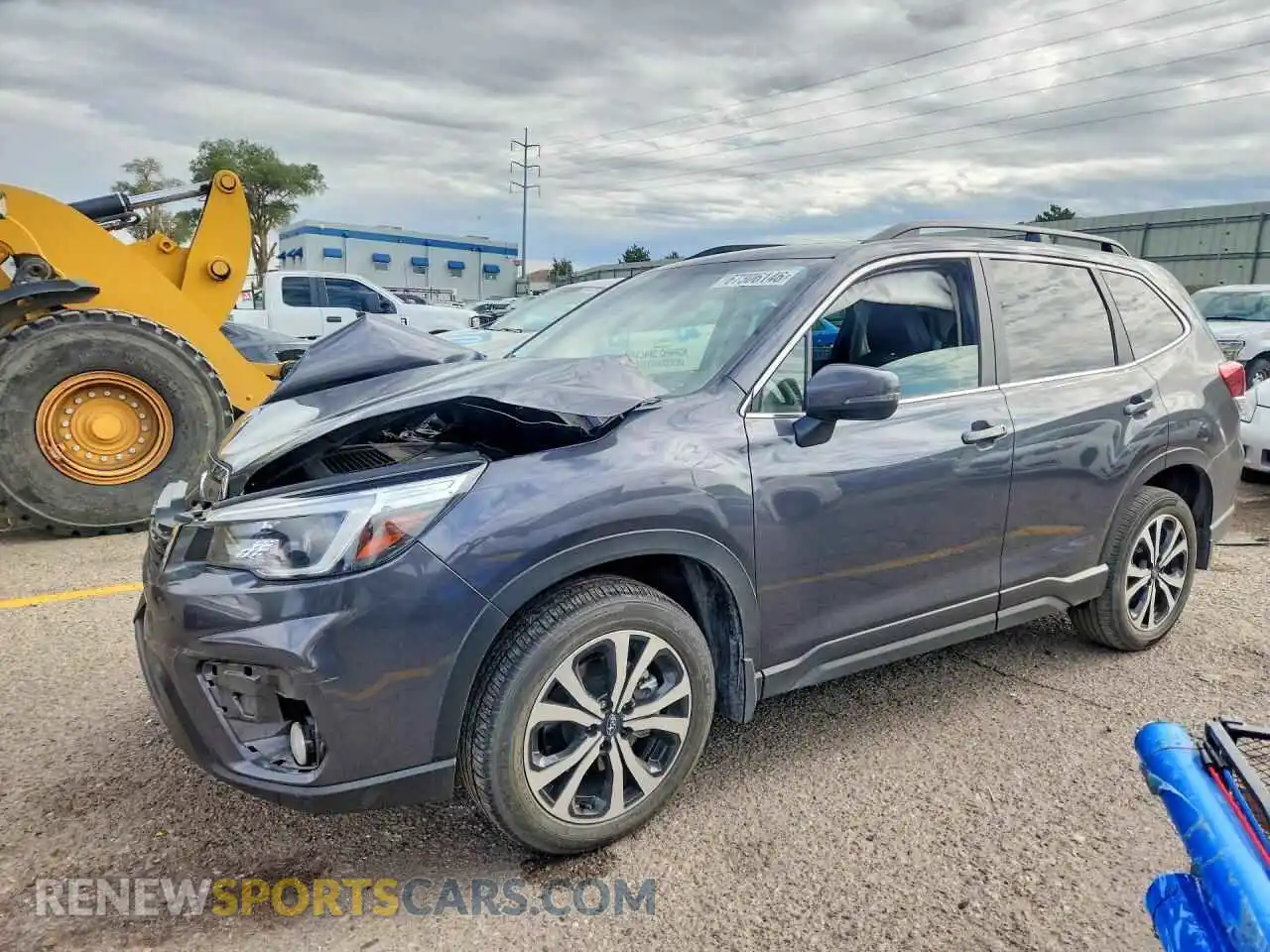 1 Photograph of a damaged car JF2SKASC1MH516313 SUBARU FORESTER 2021