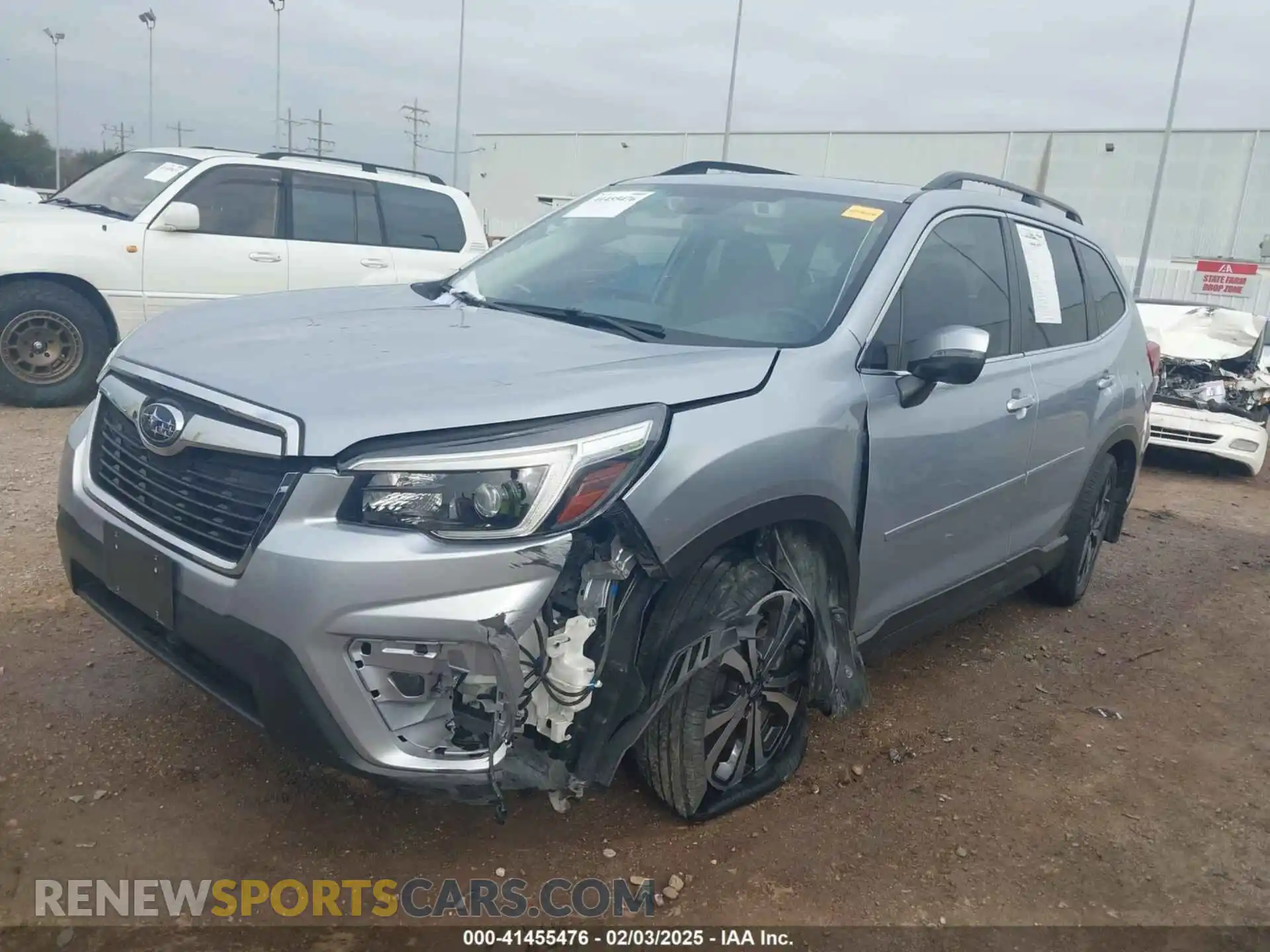 2 Photograph of a damaged car JF2SKASC1MH587446 SUBARU FORESTER 2021