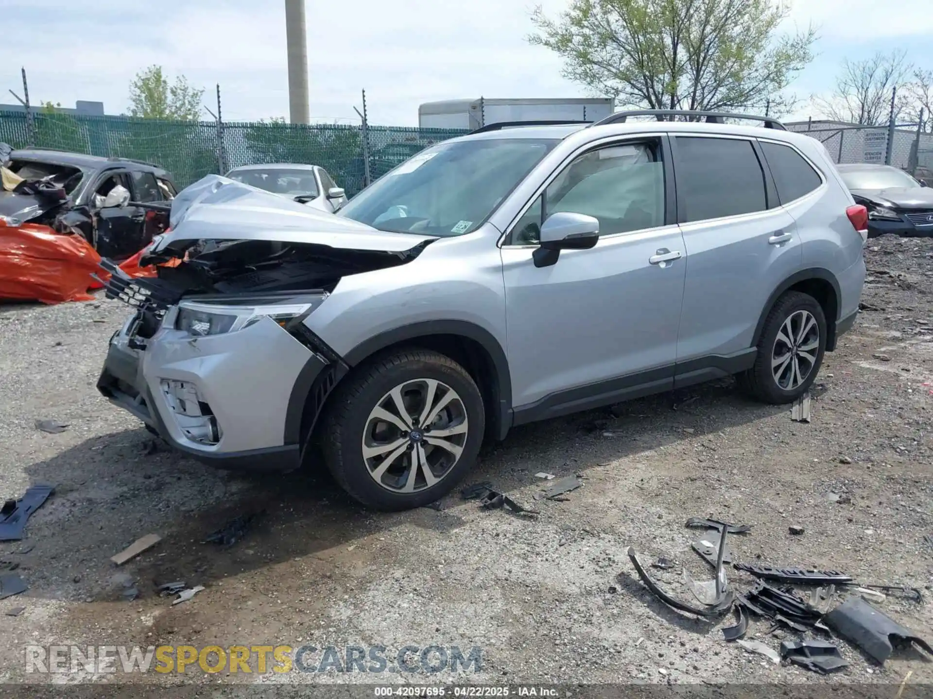 2 Photograph of a damaged car JF2SKASC2MH443419 SUBARU FORESTER 2021