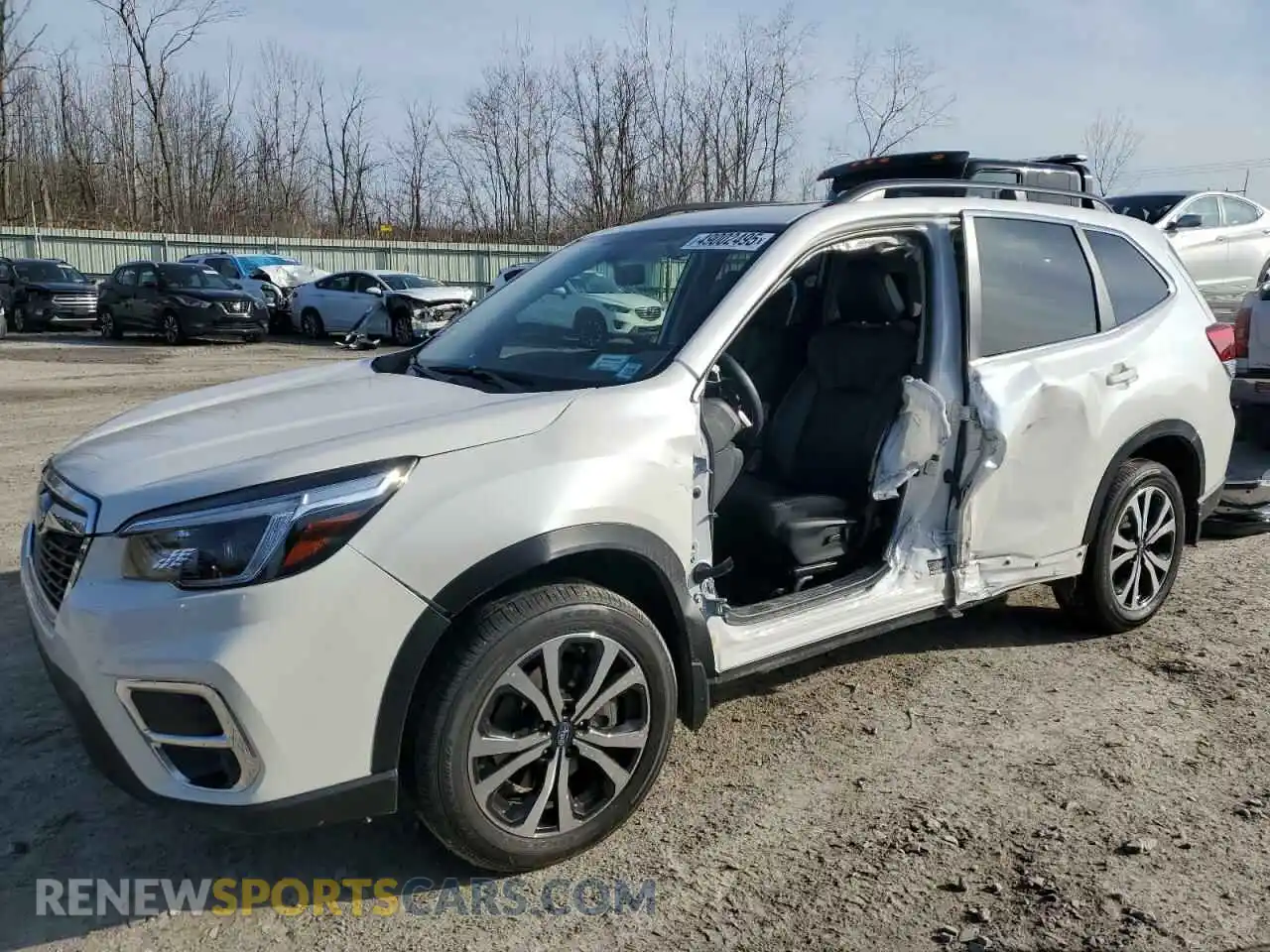 1 Photograph of a damaged car JF2SKASC3MH460116 SUBARU FORESTER 2021