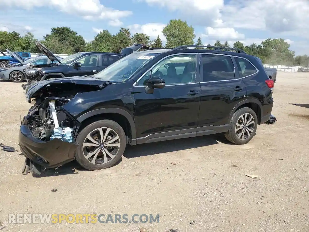 1 Photograph of a damaged car JF2SKASC3MH463467 SUBARU FORESTER 2021