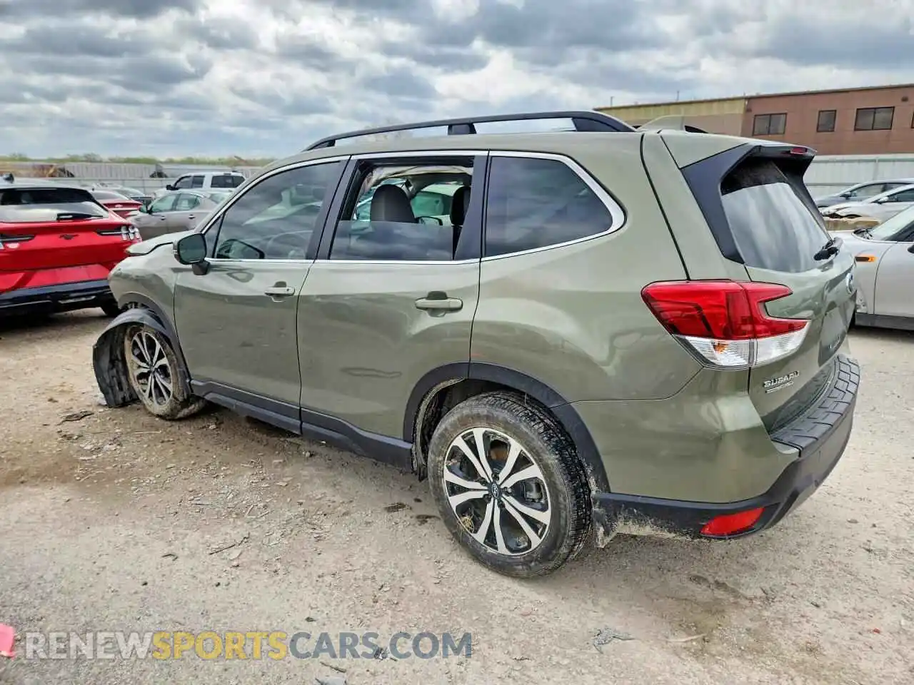 2 Photograph of a damaged car JF2SKASC4MH537401 SUBARU FORESTER 2021
