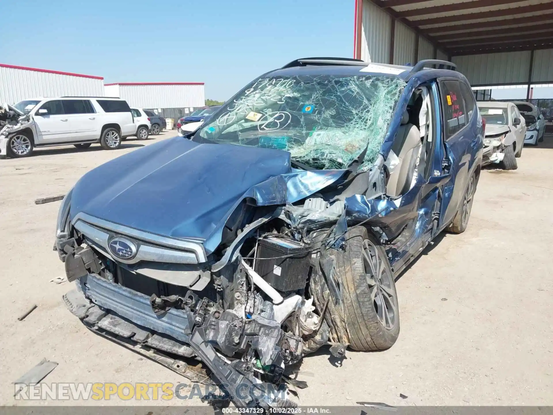2 Photograph of a damaged car JF2SKASC4MH572732 SUBARU FORESTER 2021