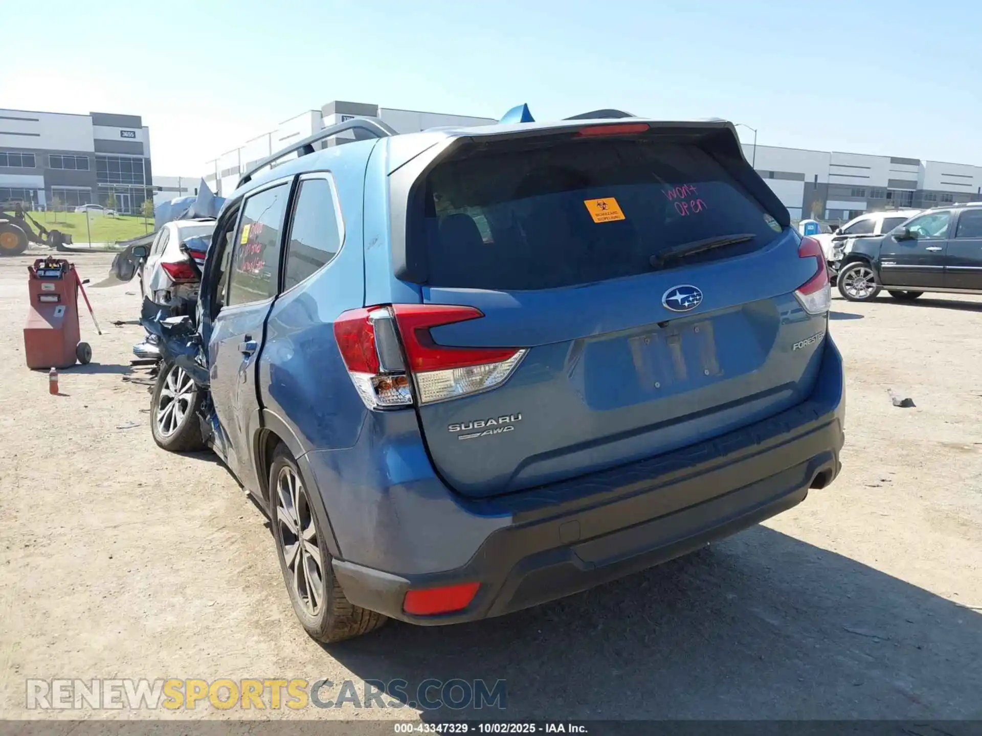 3 Photograph of a damaged car JF2SKASC4MH572732 SUBARU FORESTER 2021