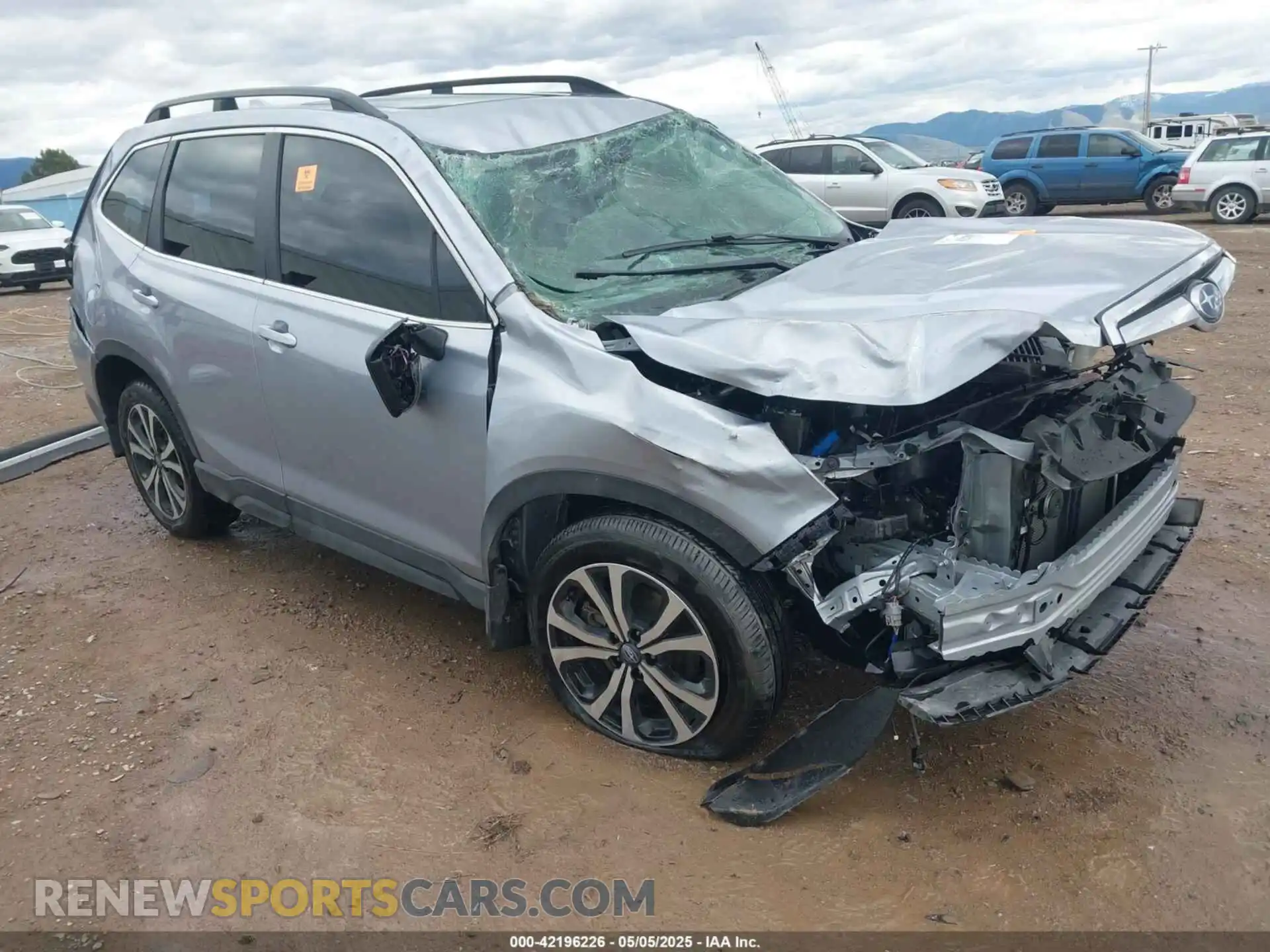 1 Photograph of a damaged car JF2SKASC5MH431586 SUBARU FORESTER 2021