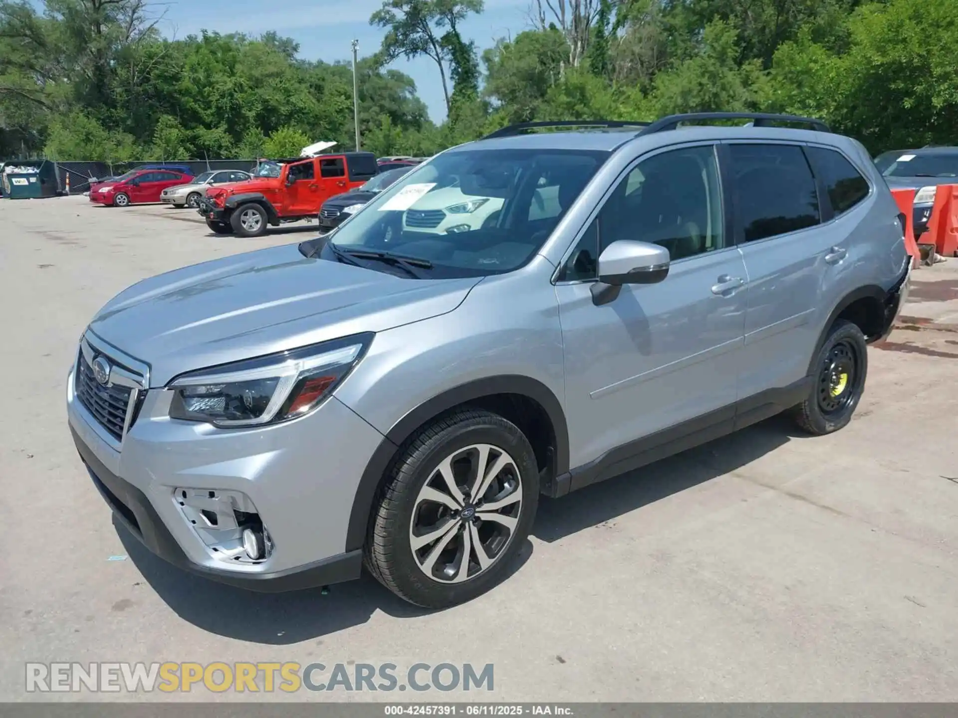 2 Photograph of a damaged car JF2SKASC6MH565975 SUBARU FORESTER 2021