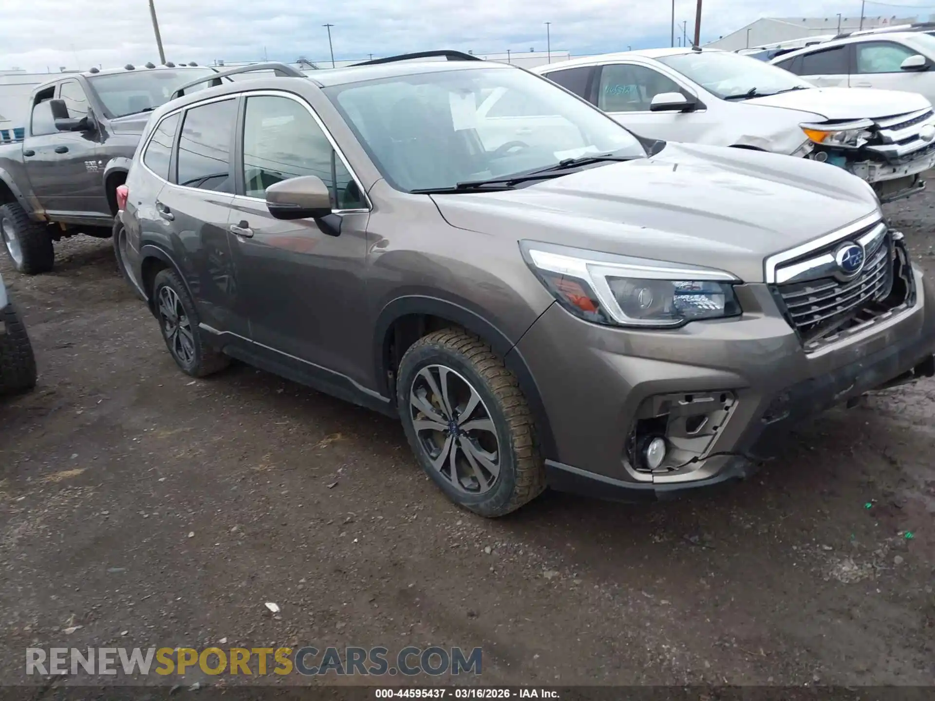1 Photograph of a damaged car JF2SKASC8MH425023 SUBARU FORESTER 2021