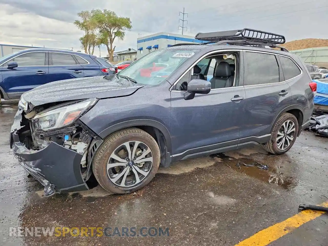 1 Photograph of a damaged car JF2SKASC8MH571356 SUBARU FORESTER 2021