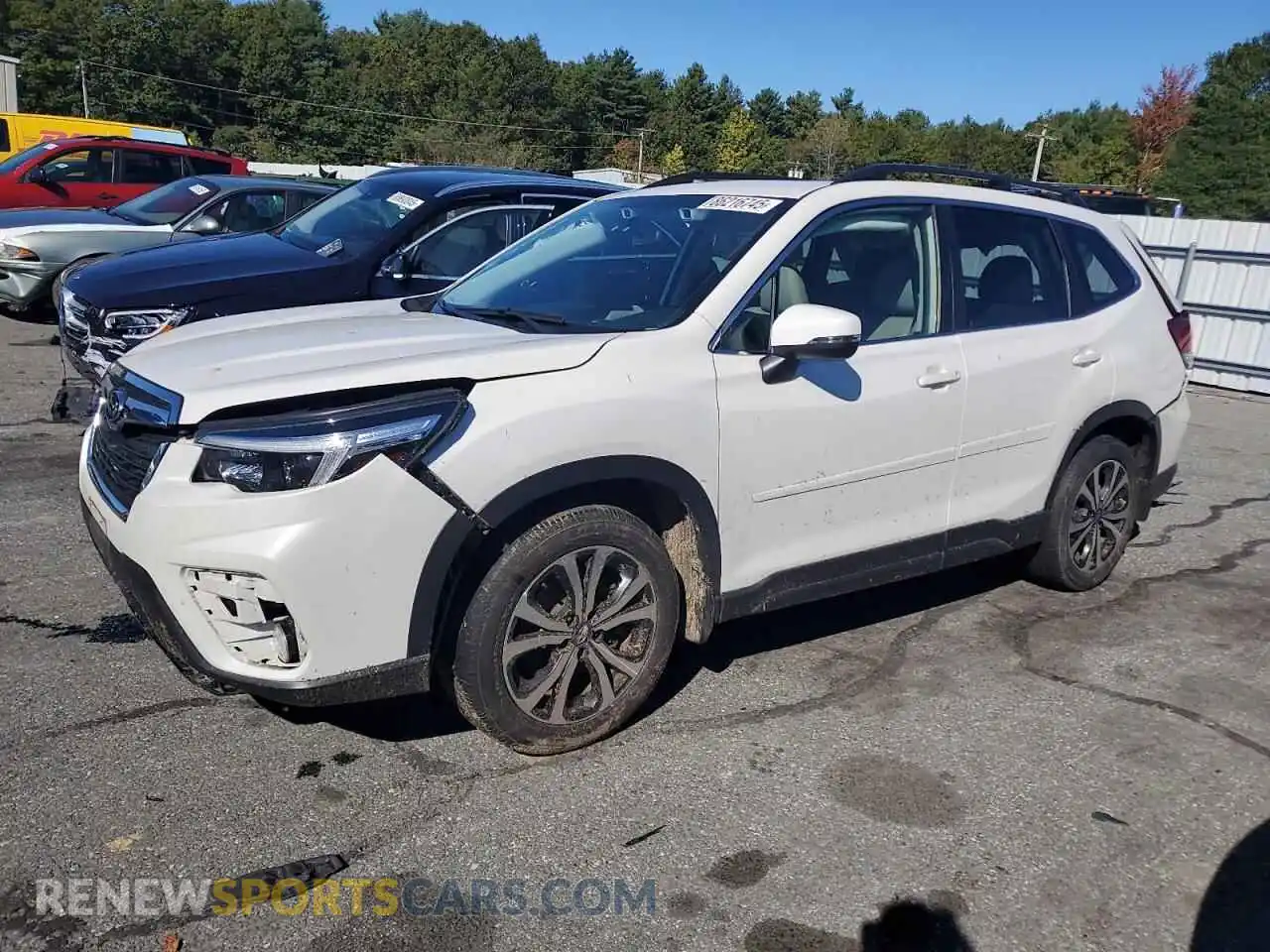 1 Photograph of a damaged car JF2SKASC9MH439660 SUBARU FORESTER 2021
