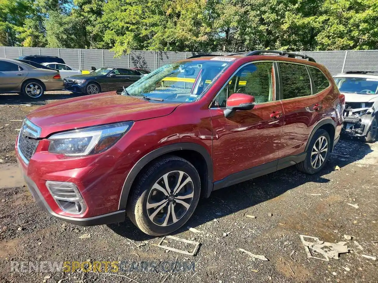 1 Photograph of a damaged car JF2SKASC9MH508461 SUBARU FORESTER 2021