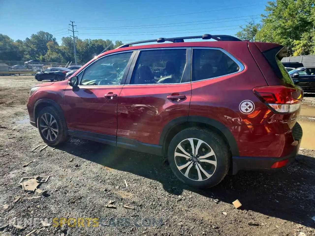 2 Photograph of a damaged car JF2SKASC9MH508461 SUBARU FORESTER 2021