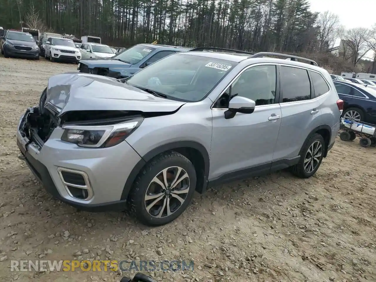 1 Photograph of a damaged car JF2SKAUC0MH423179 SUBARU FORESTER 2021