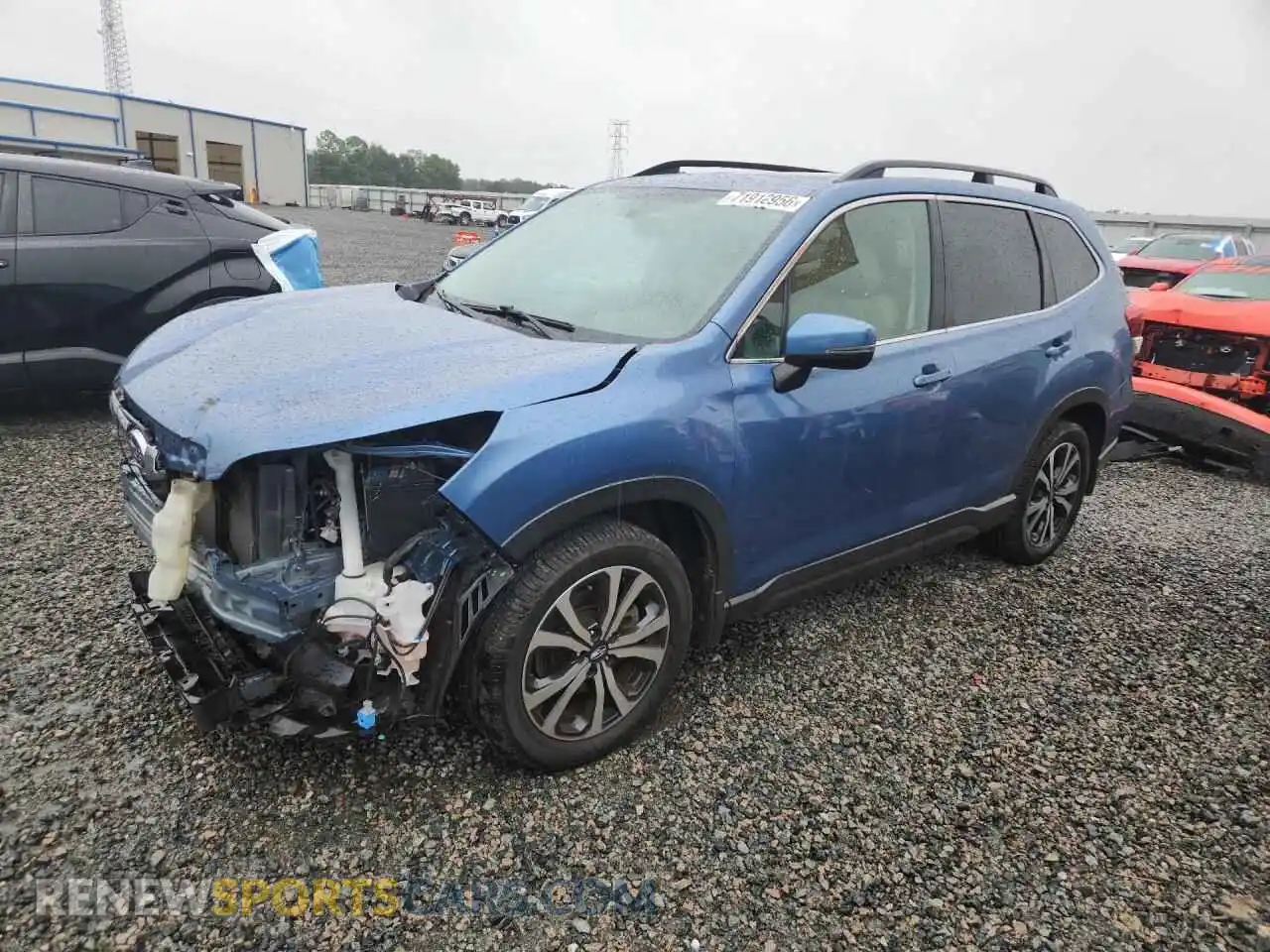 1 Photograph of a damaged car JF2SKAUC0MH430746 SUBARU FORESTER 2021